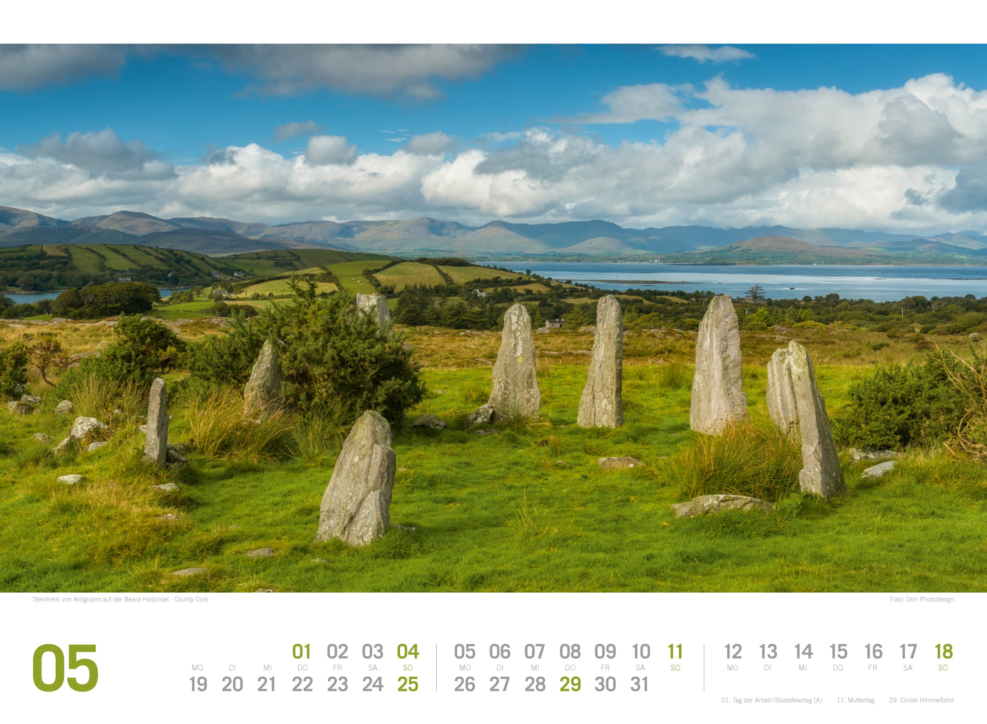 Ackermann Kalender Irland ReiseLust 2025 - Innenansicht 05