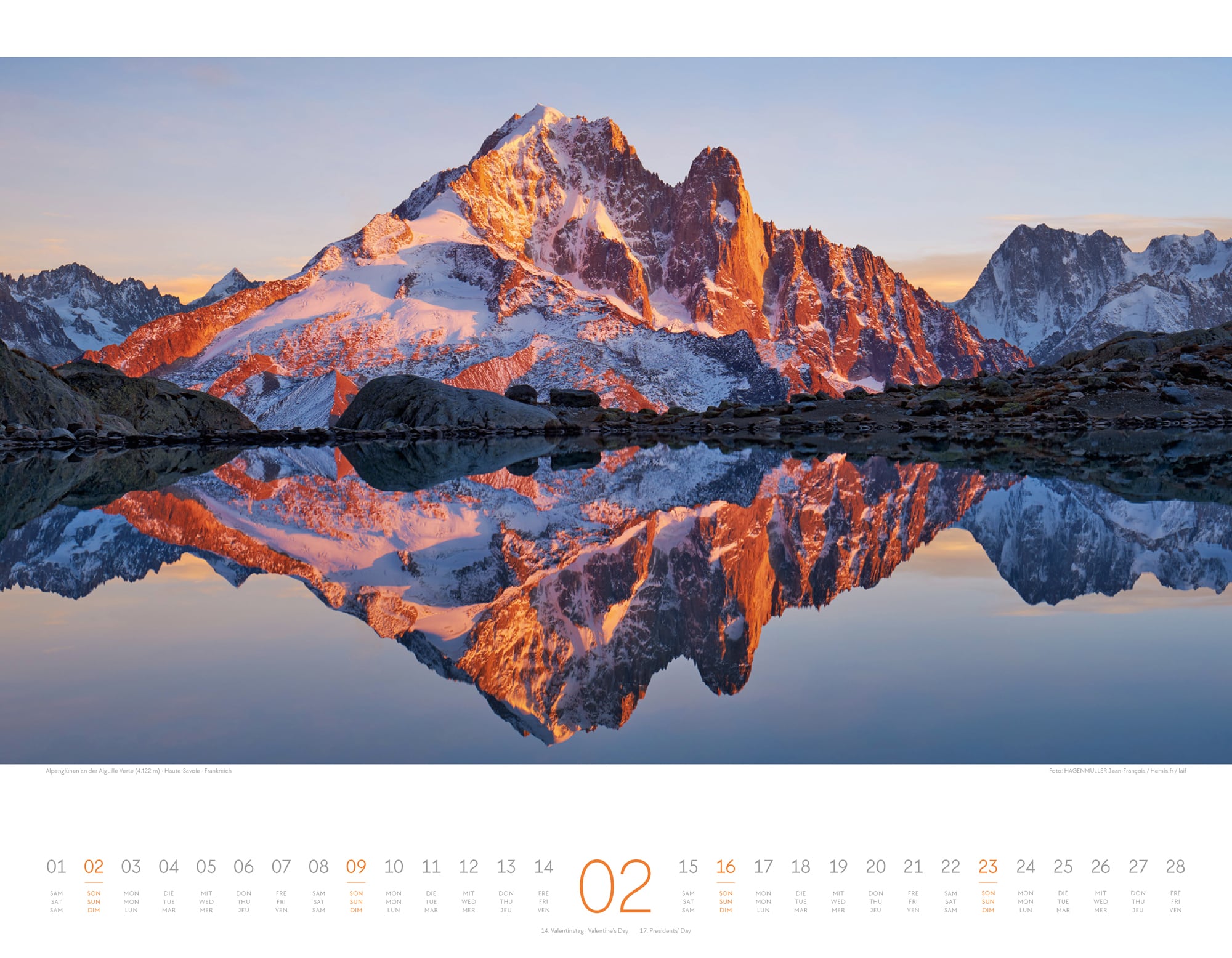 Ackermann Kalender Naturparadies Alpen 2025 - Innenansicht 02