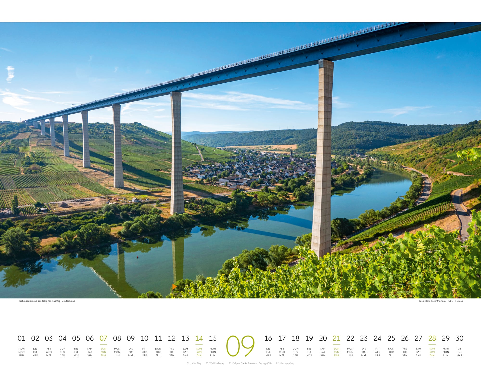 Ackermann Kalender Brücken 2025 - Innenansicht 09