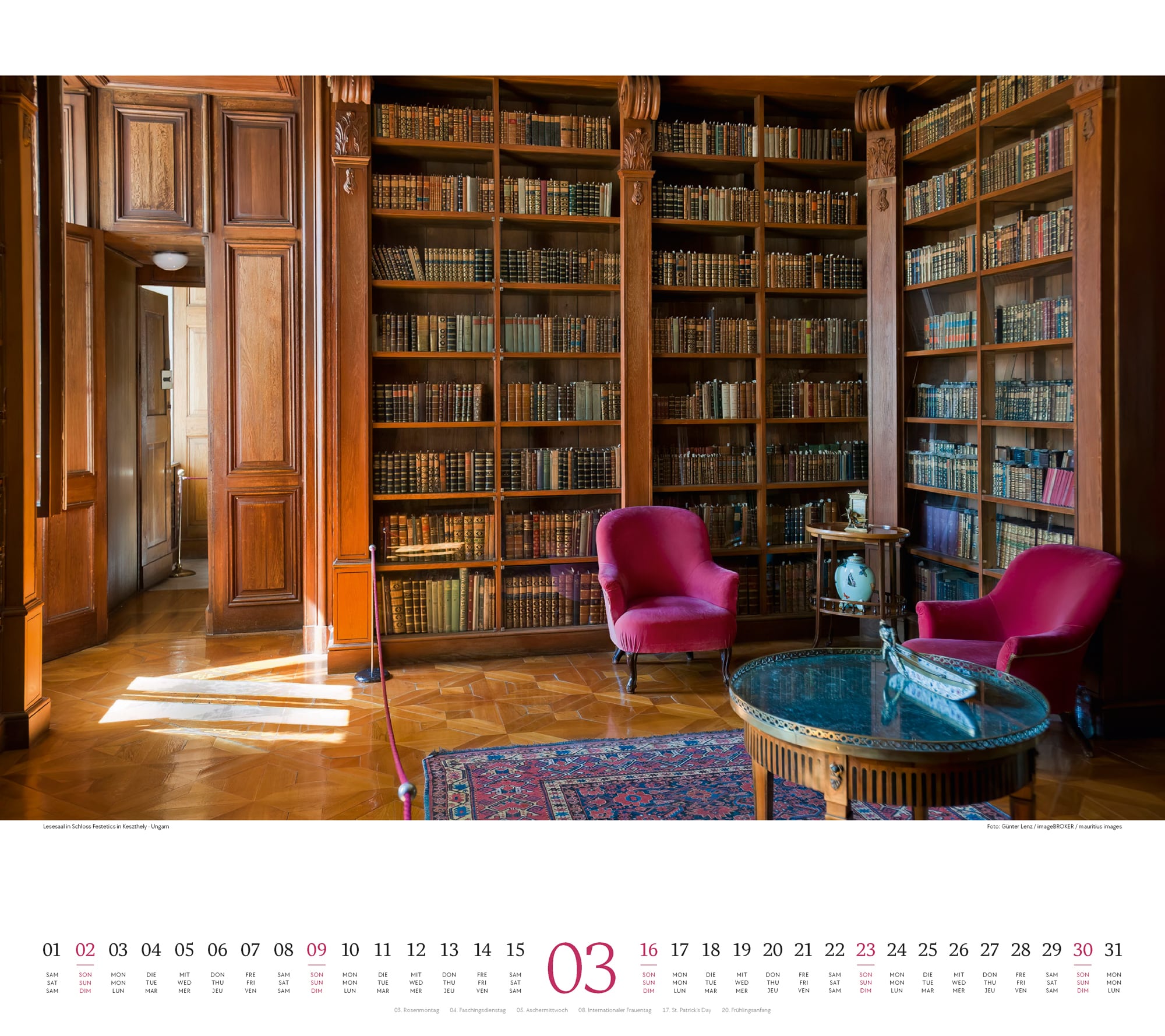 Ackermann Calendar World of Books 2025 - Inside View 03