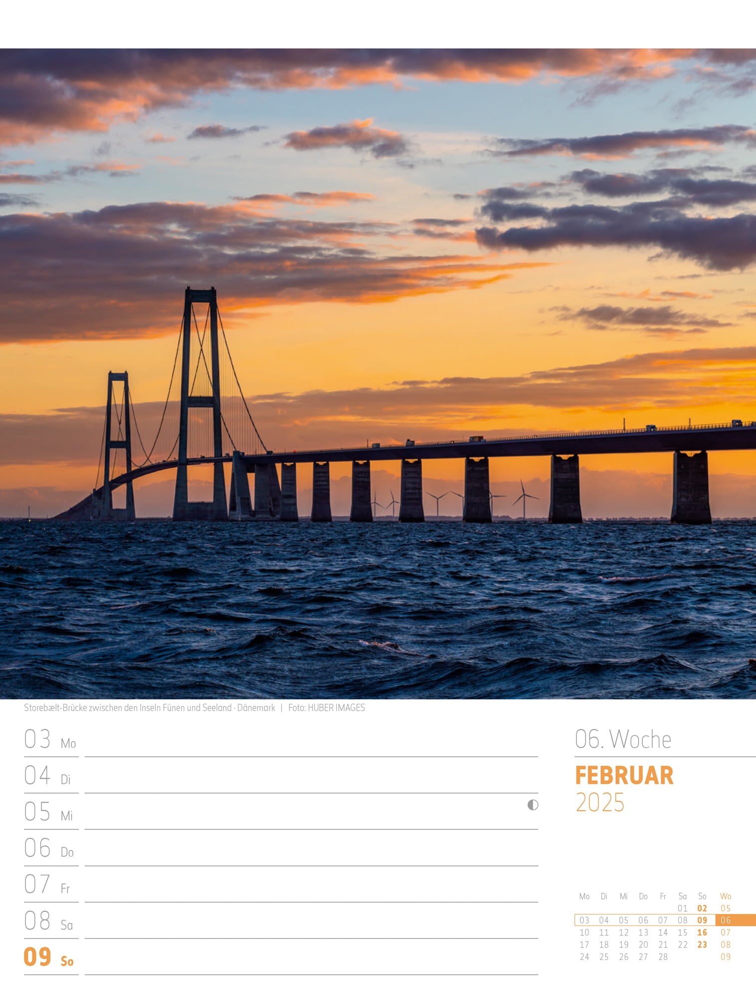 Ackermann Calendar Scandinavia 2025 - Weekly Planner - Inside View 09
