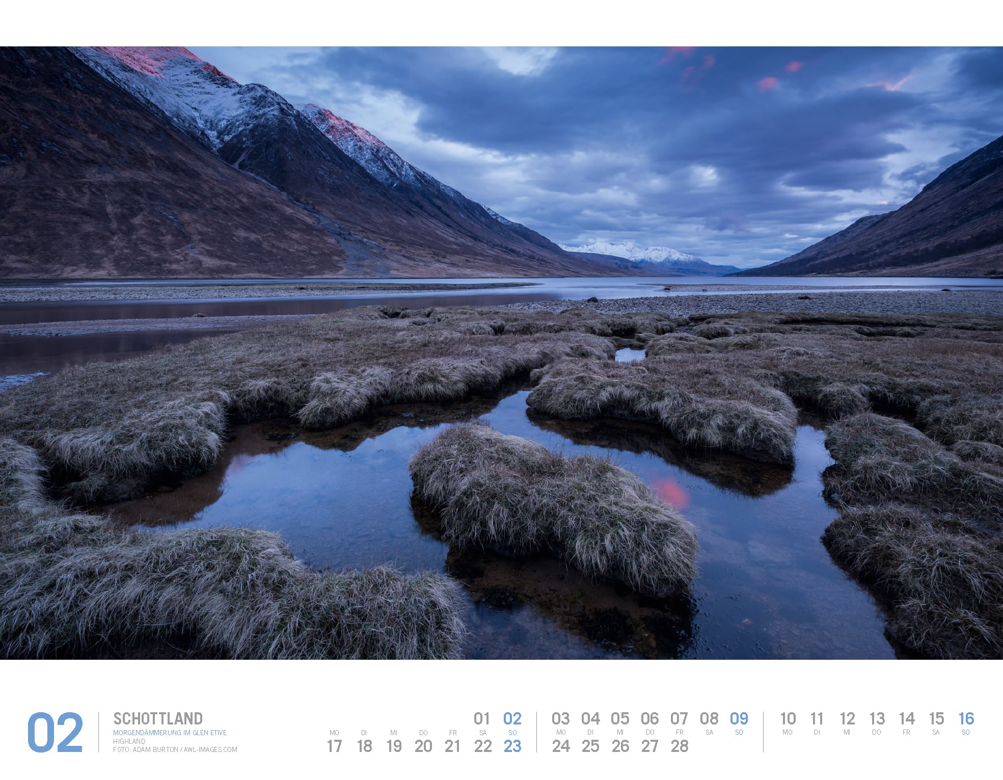 Ackermann Calendar Scotland 2025 - Inside View 02