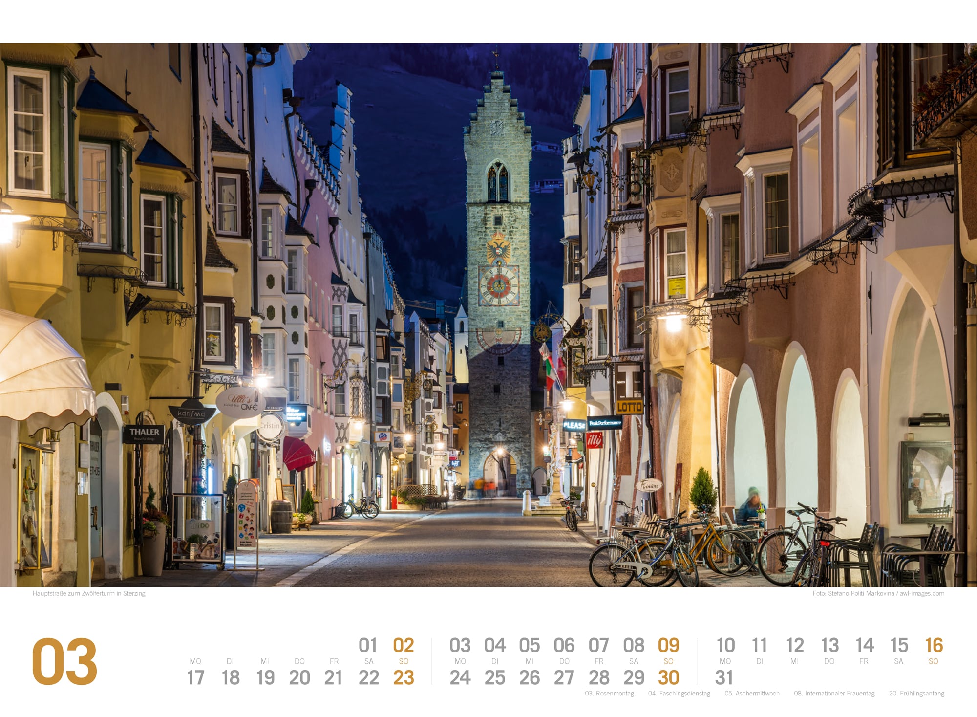 Ackermann Kalender Südtirol ReiseLust 2025 - Innenansicht 03