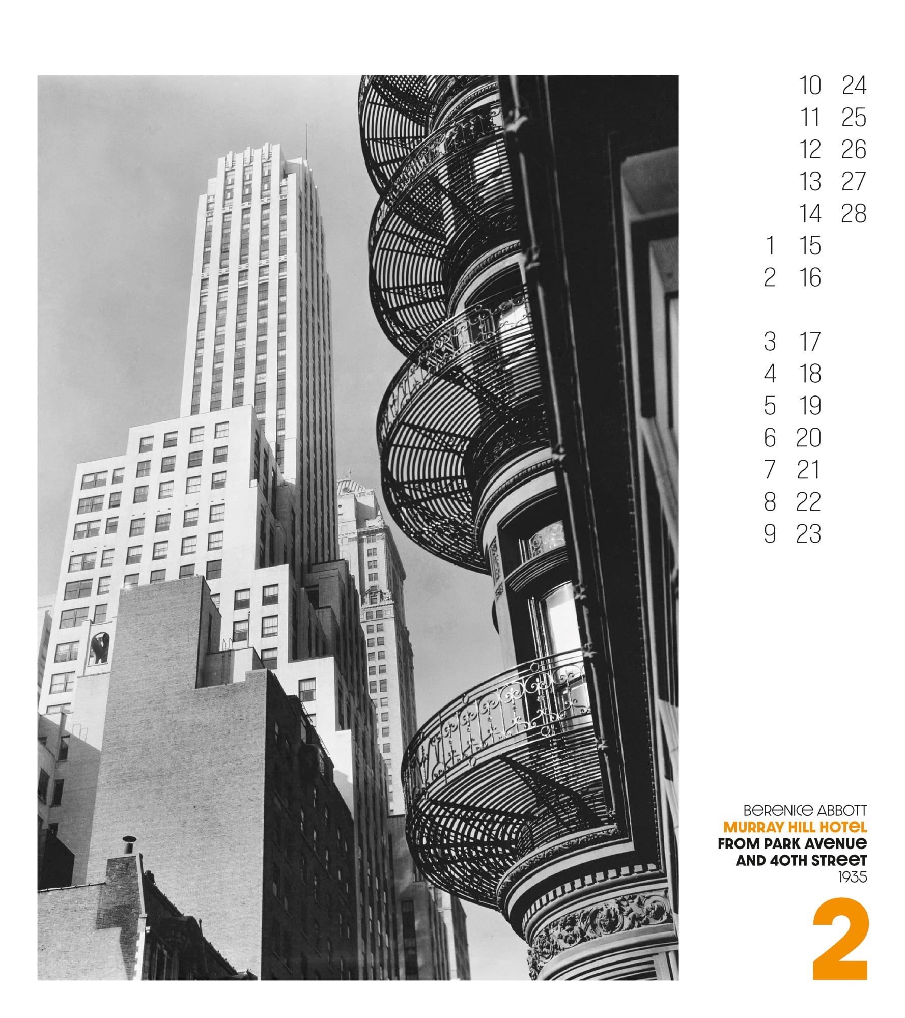 Ackermann Calendar Changing New York 2025 - Inside View 02