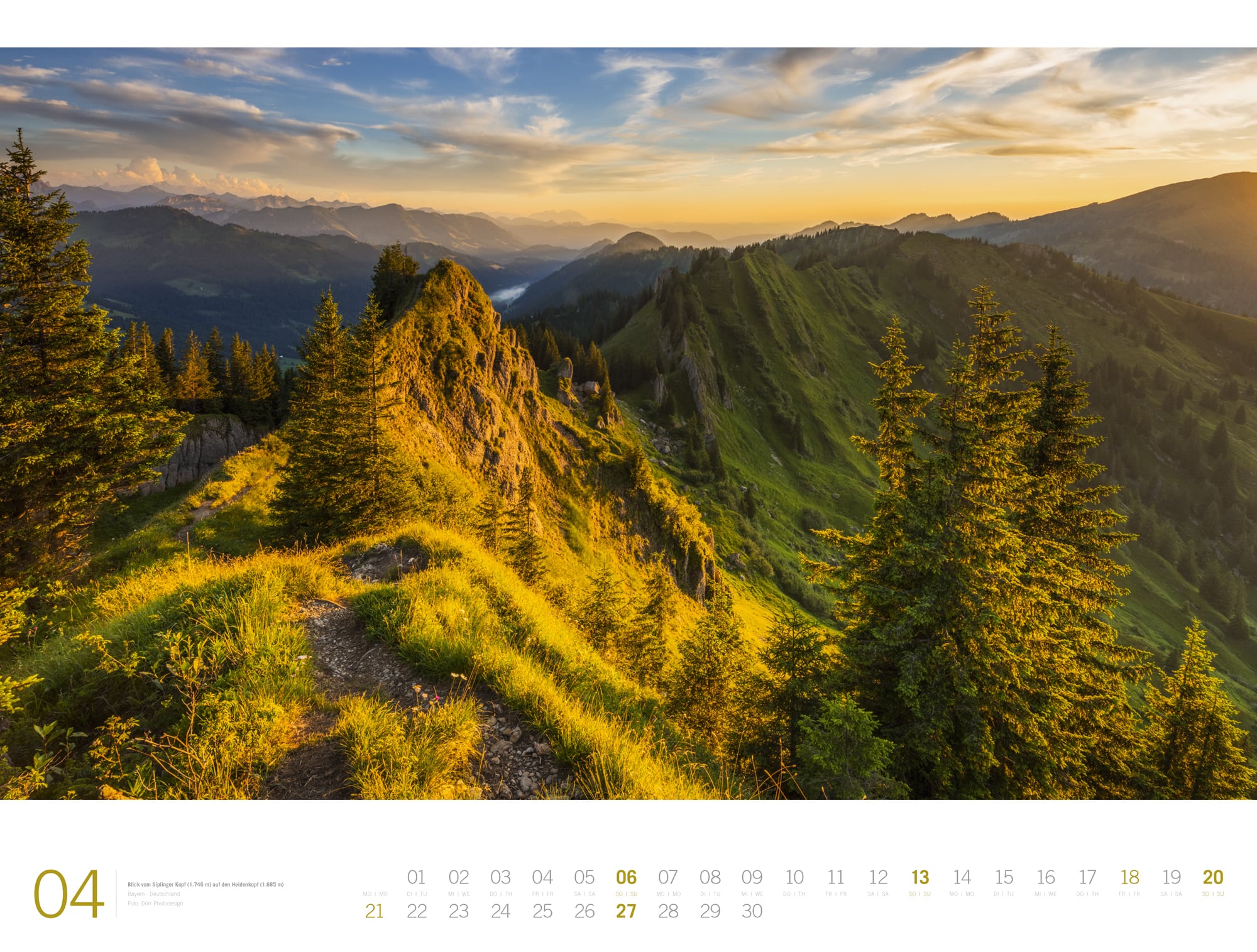 Ackermann Calendar Alps - Gallery 2025 - Inside View 04