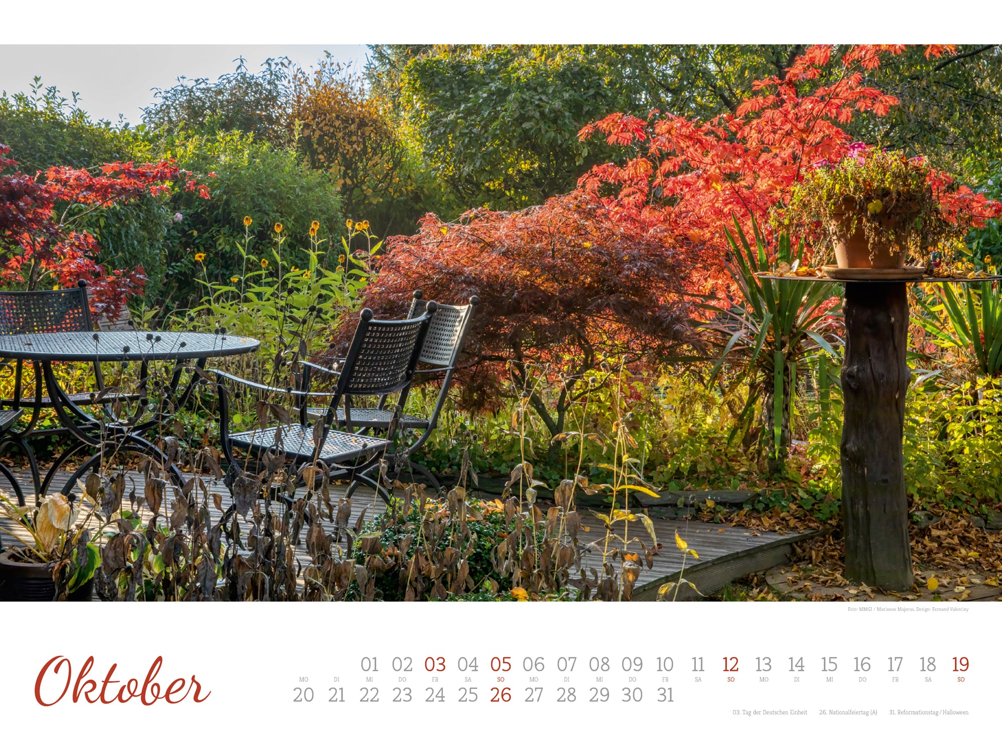 Ackermann Calendar Cottage Gardens 2025 - Inside View 10