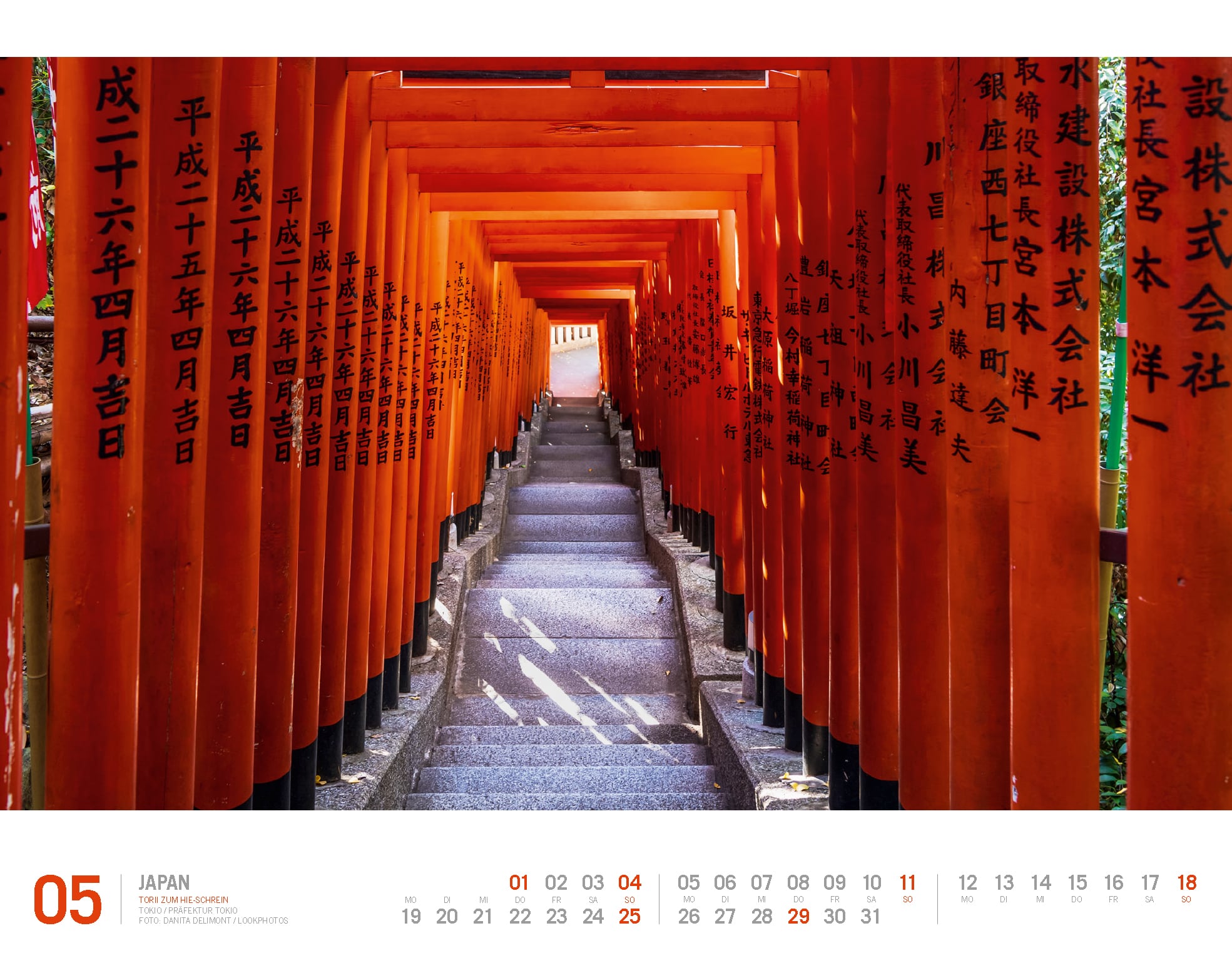 Ackermann Kalender Japan 2025 - Innenansicht 05