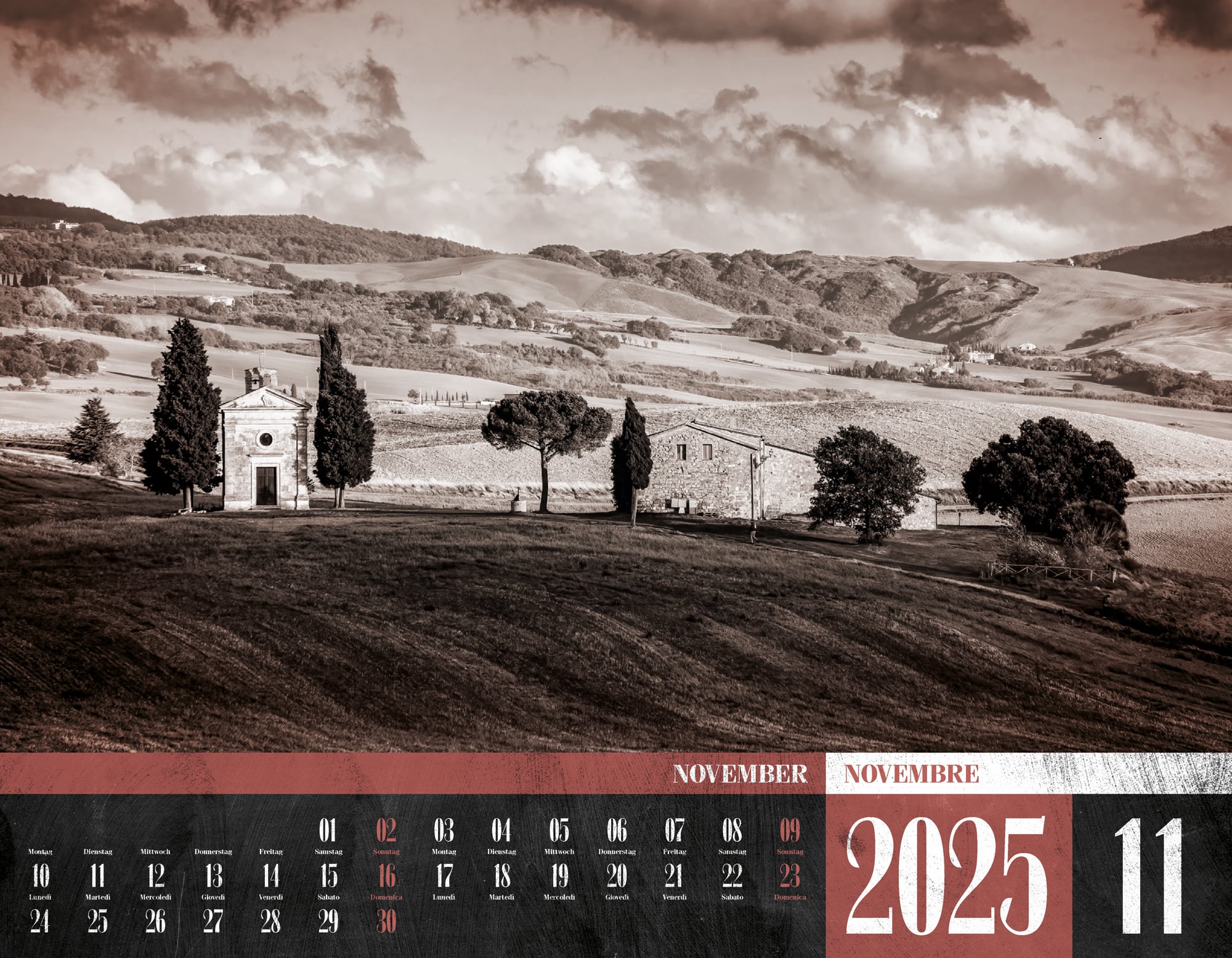 Ackermann Calendar La Dolce Vita 2025 - Inside View 11