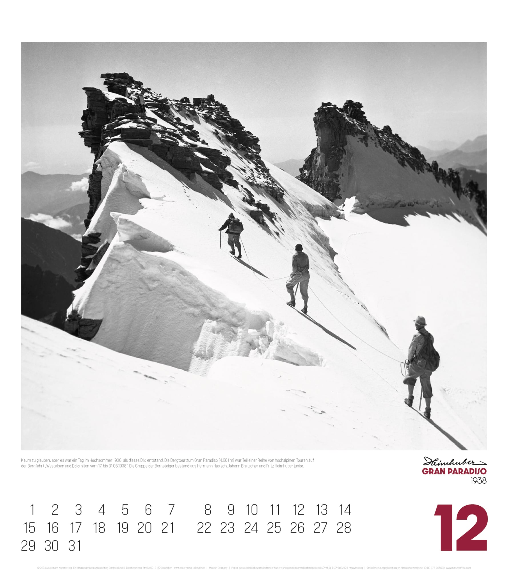 Ackermann Kalender Alpengeschichten 2025 - Innenansicht 12
