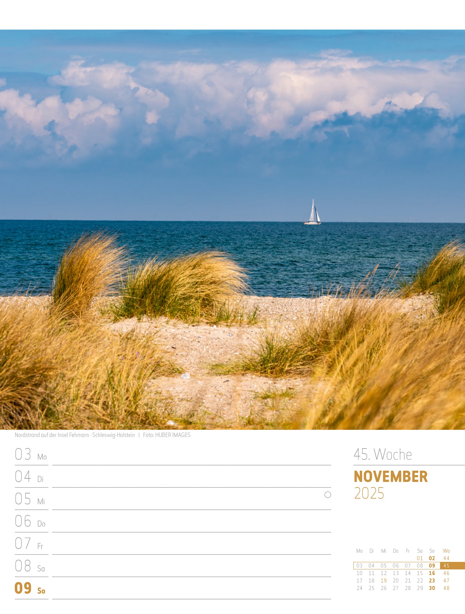 Ackermann Calendar Discover Germany 2025 - Weekly Planner - Inside View 48