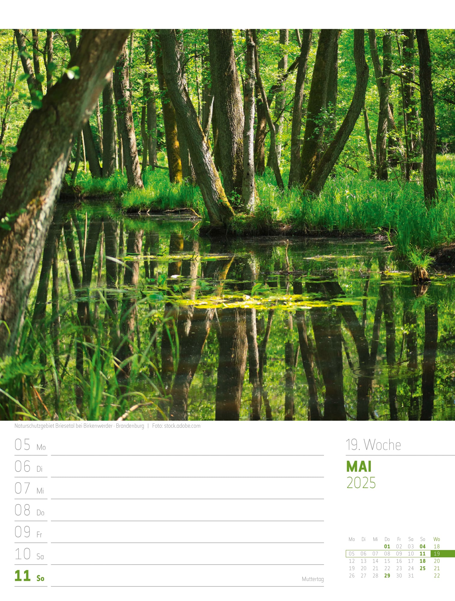Ackermann Calendar Discover Germany 2025 - Weekly Planner - Inside View 22