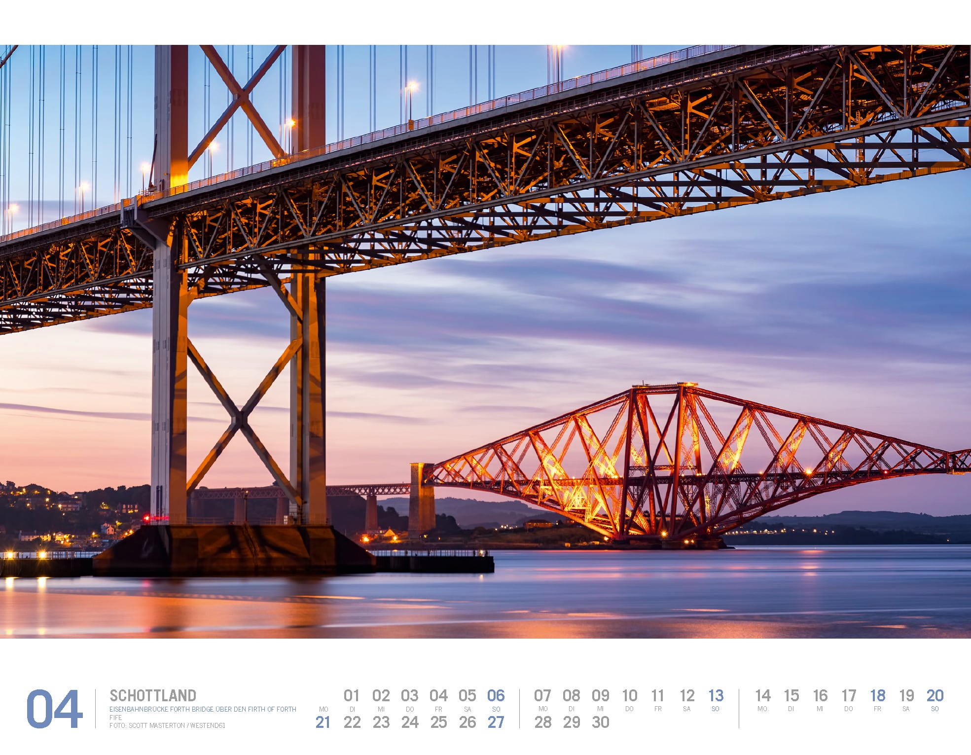 Ackermann Kalender Schottland 2025 - Innenansicht 04