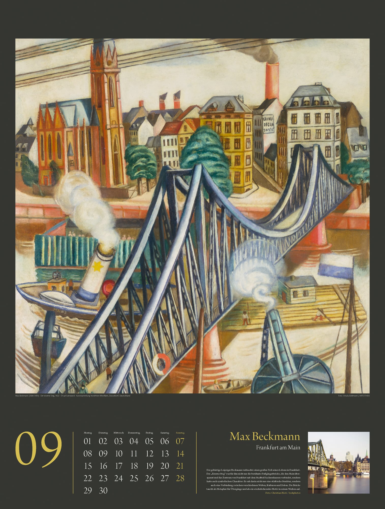 Ackermann Kalender KunstGeschichten 2025 - Innenansicht 09