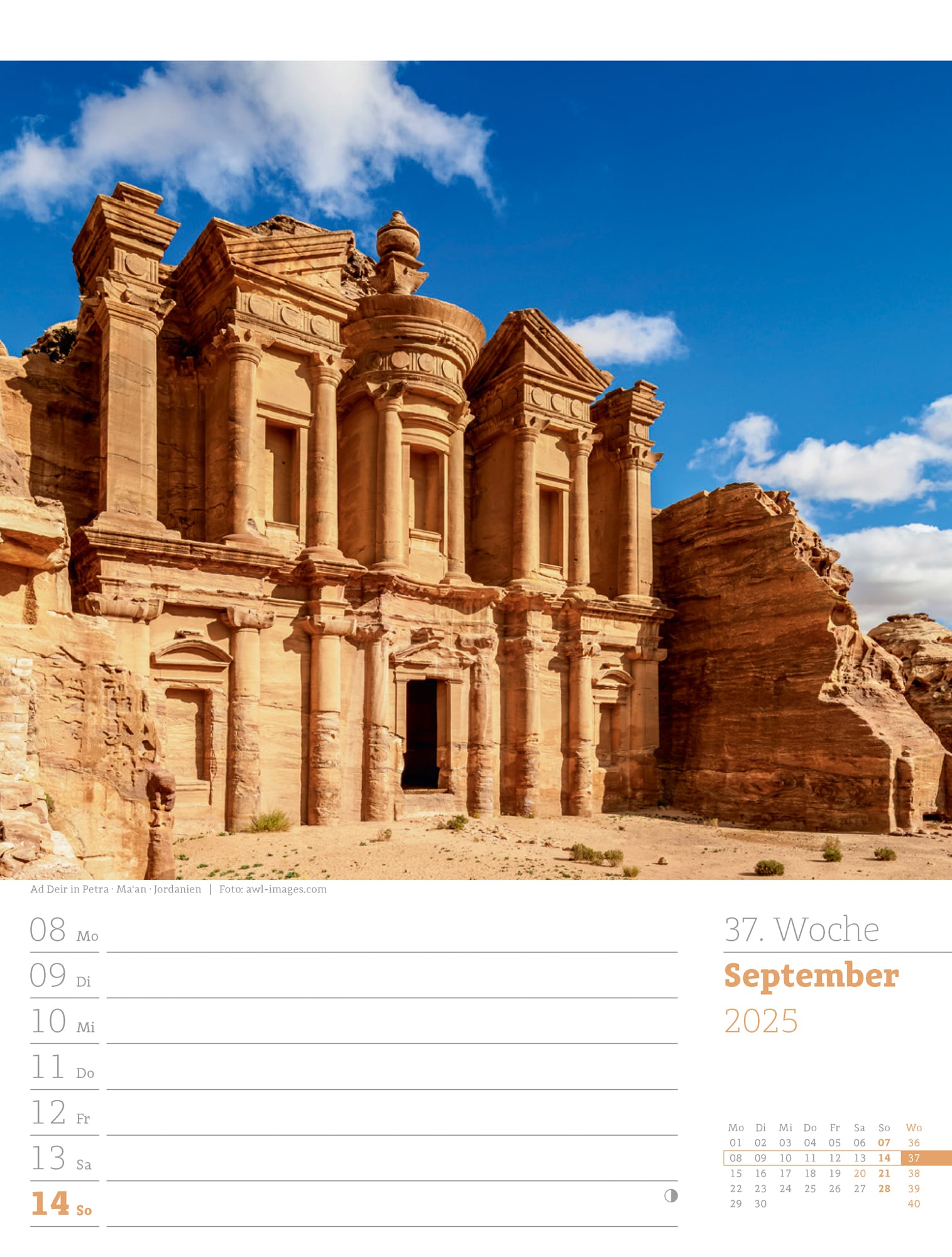 Ackermann Calendar Travel the World 2025 - Weekly Planner - Inside View 40