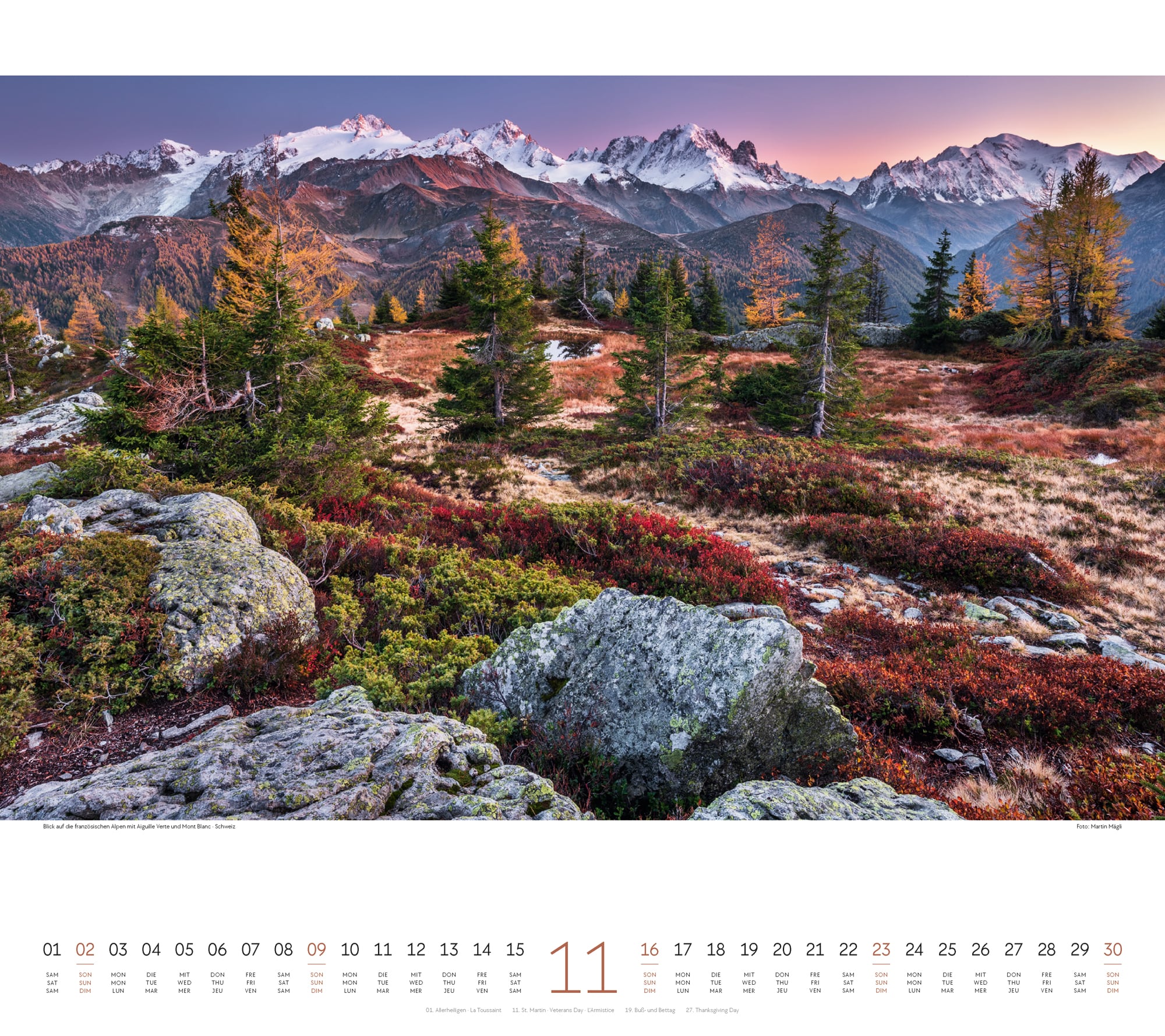 Ackermann Calendar Fantastic Landscapes 2025 - Inside View 11