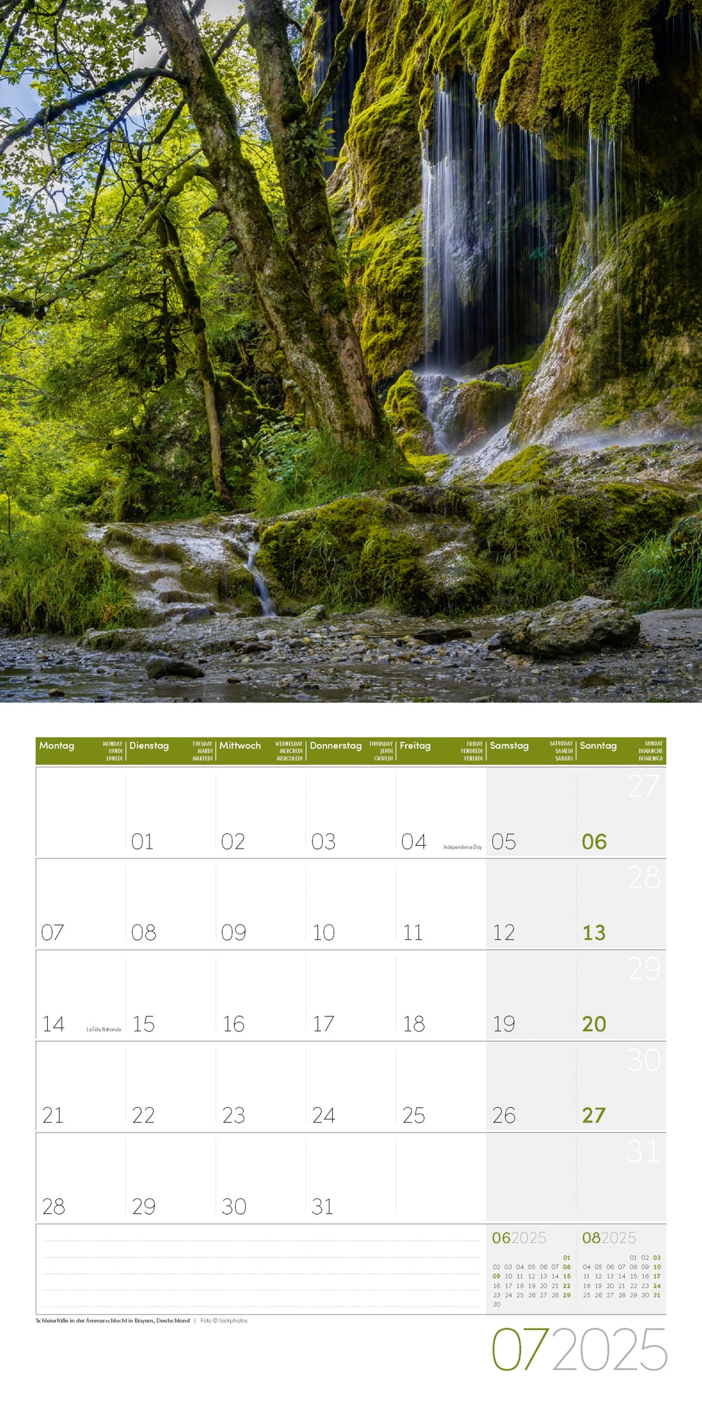 Art12 Collection Kalender Zauber des Waldes 2025 - 30x30 - Innenansicht 07