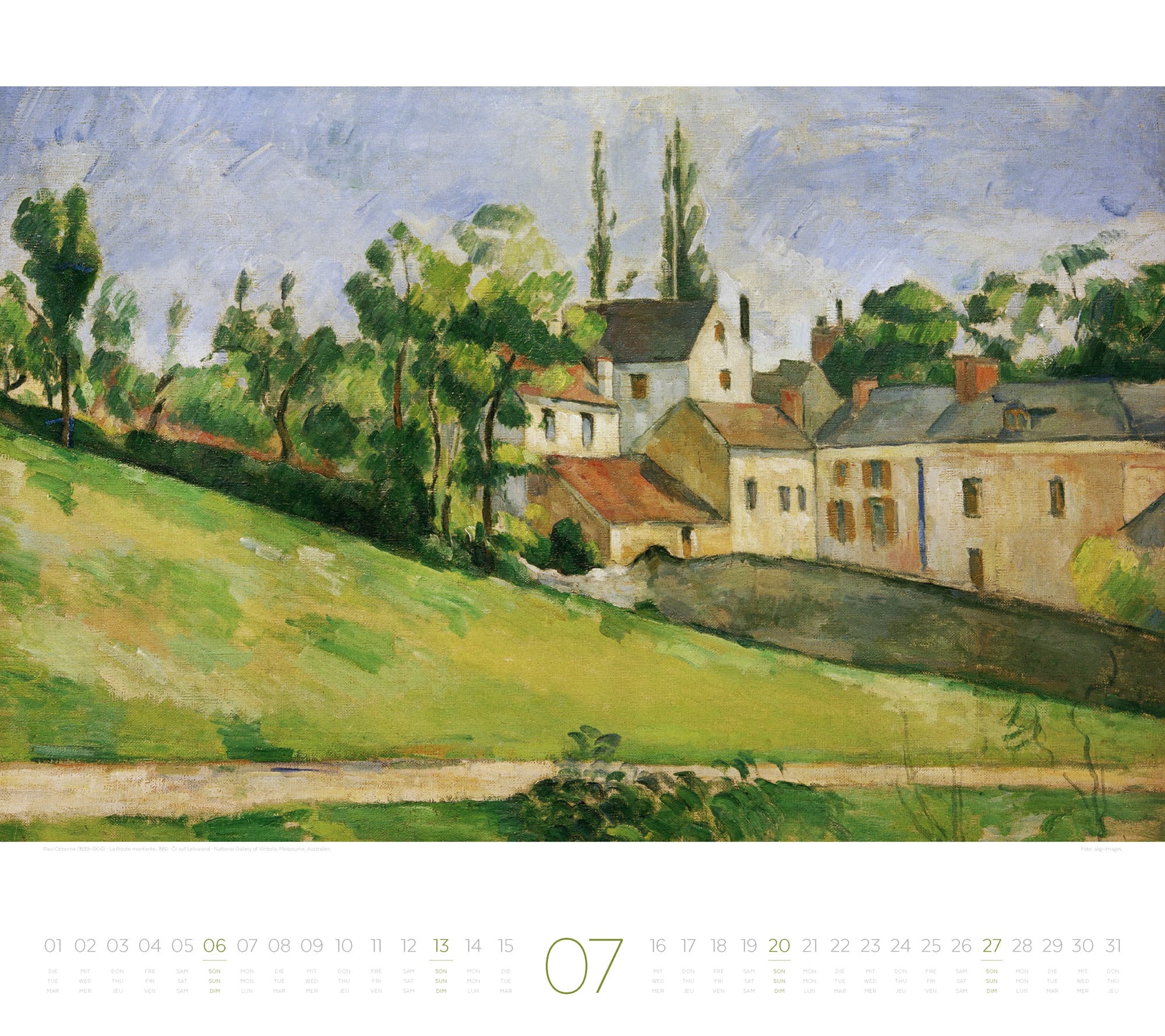 Ackermann Calendar The Art of Silence 2025 - Inside View 07