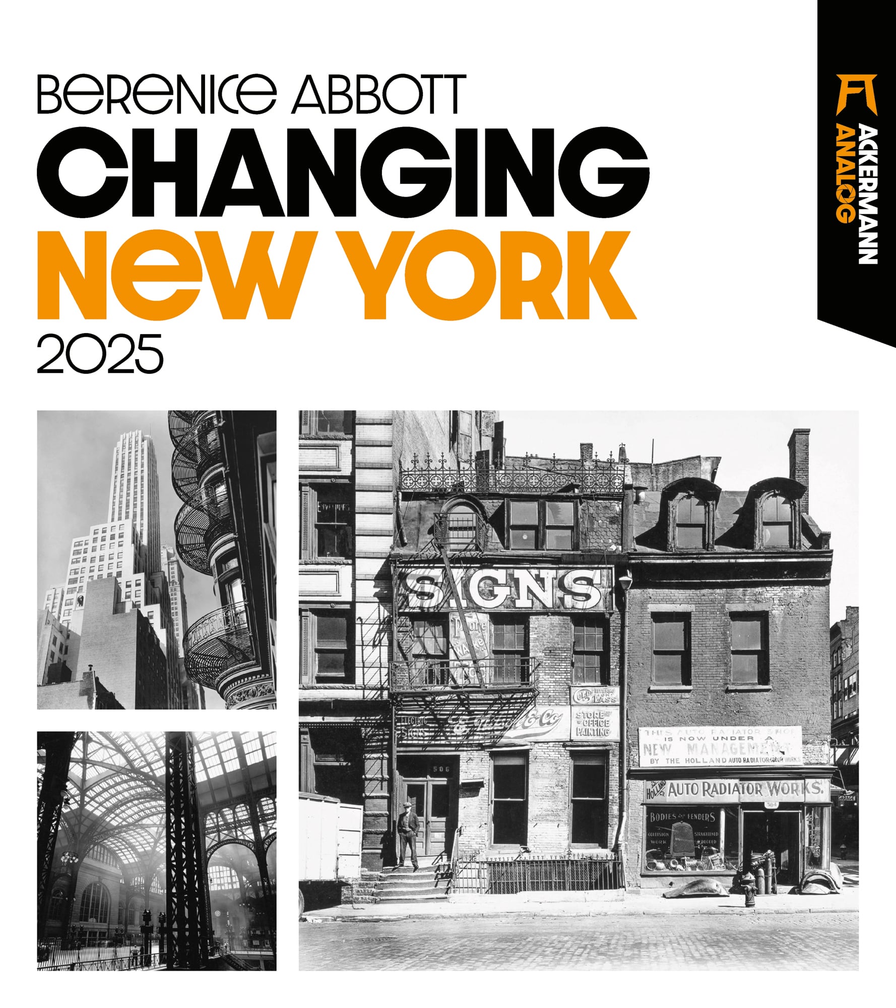 Ackermann Calendar Changing New York 2025 - Cover Page