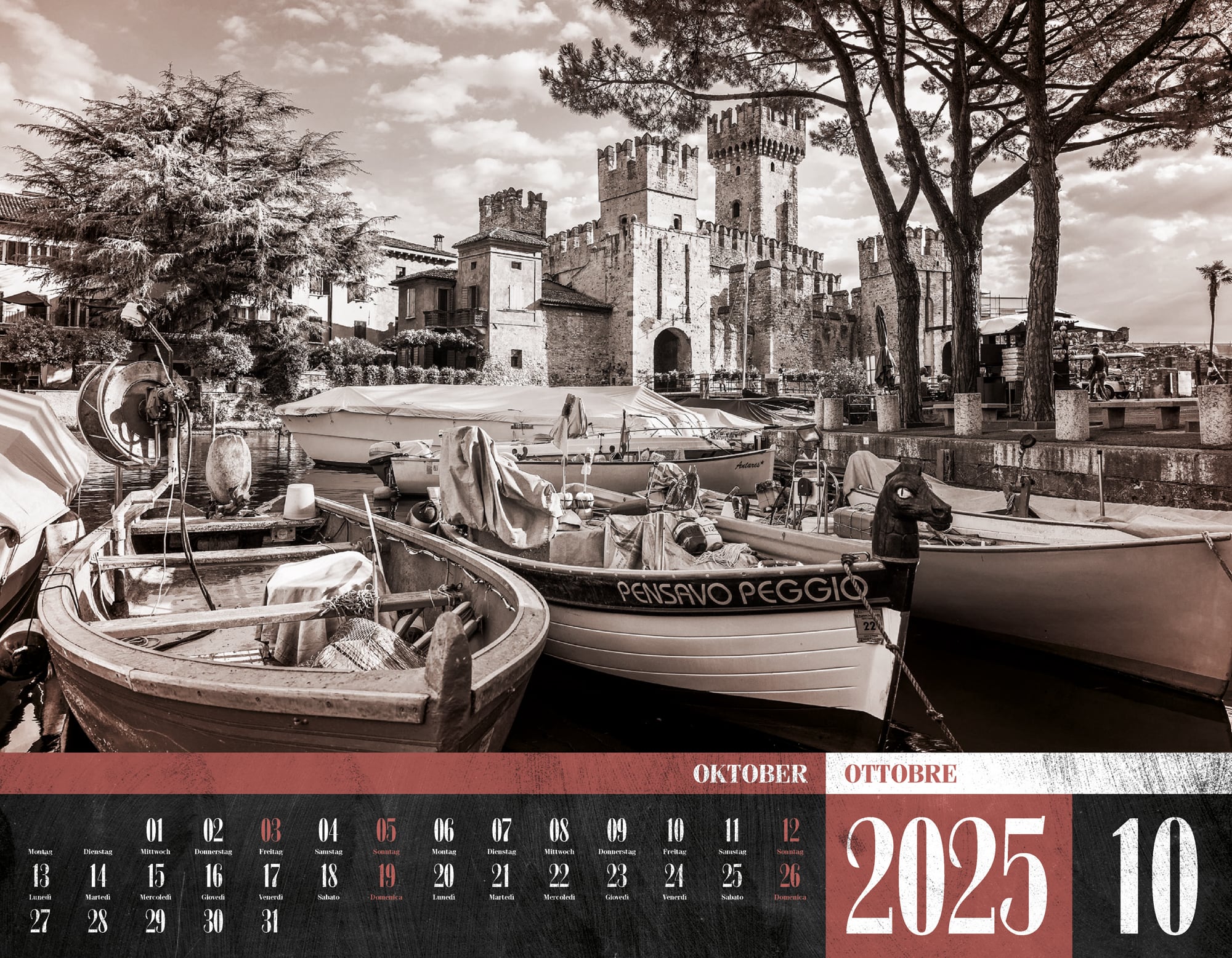 Ackermann Calendar La Dolce Vita 2025 - Inside View 10