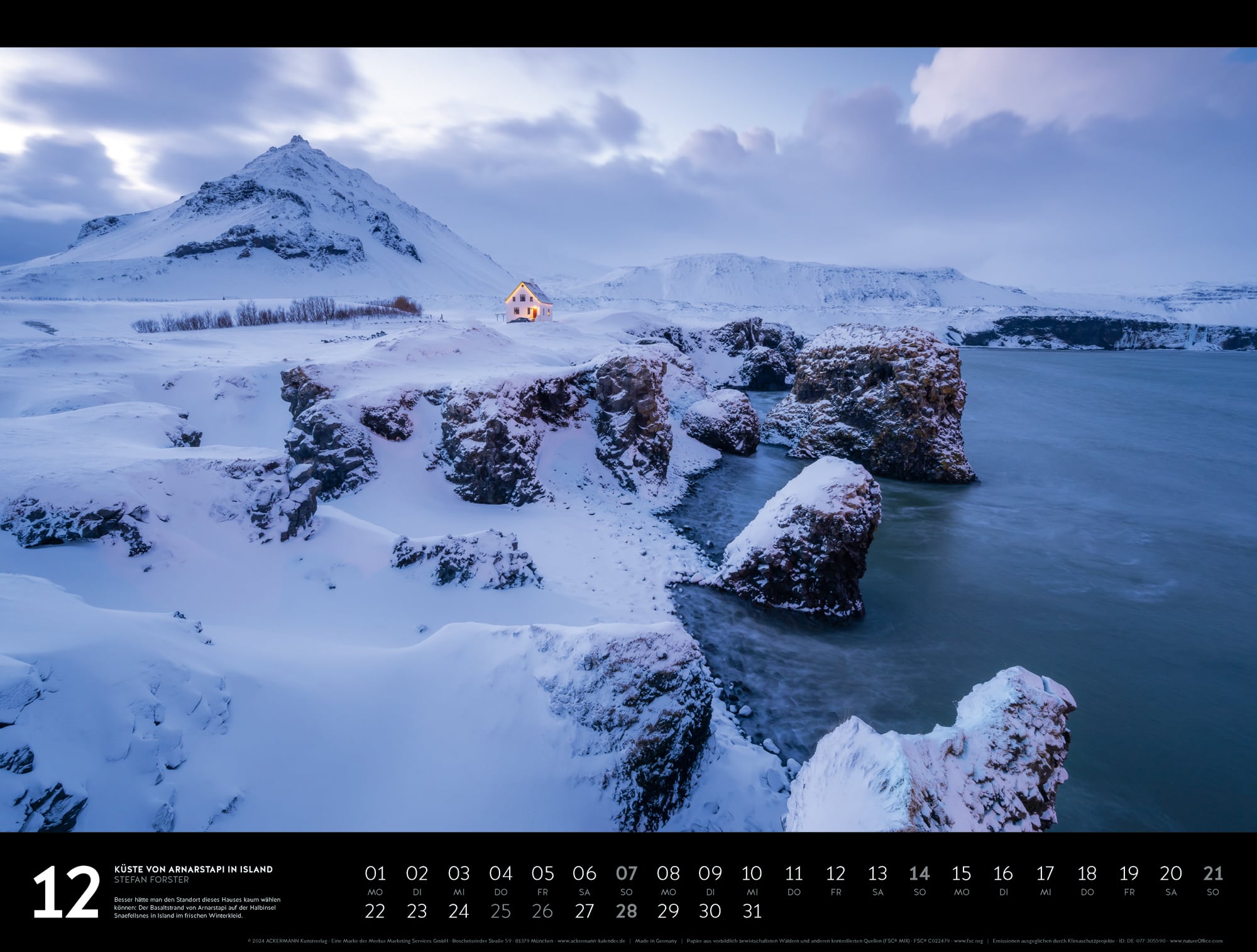 Ackermann Calendar Nordic Worlds - Signature Calendar 2025 - Inside View 12