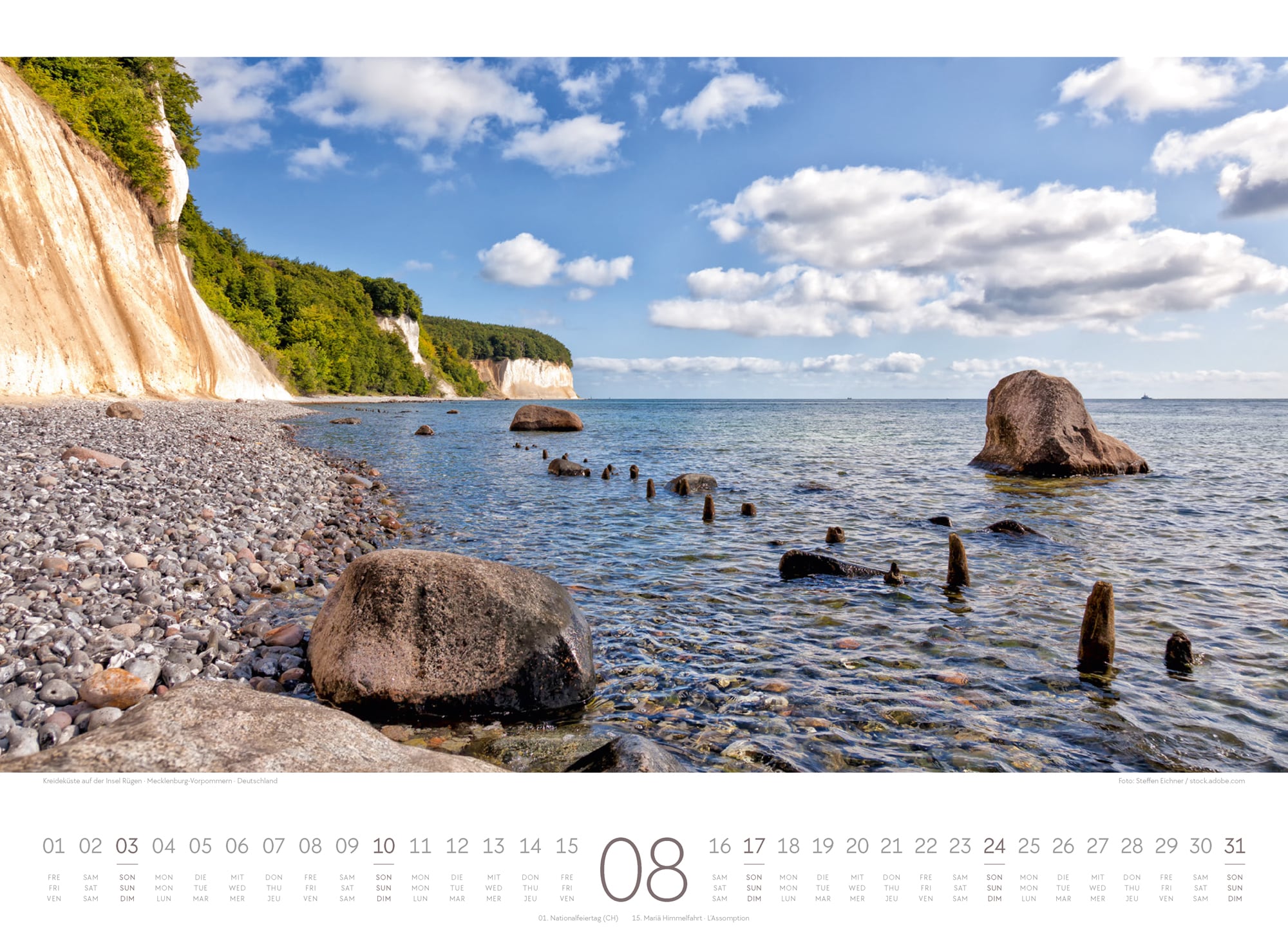 Ackermann Calendar Days at the Seaside 2025 - Inside View 08