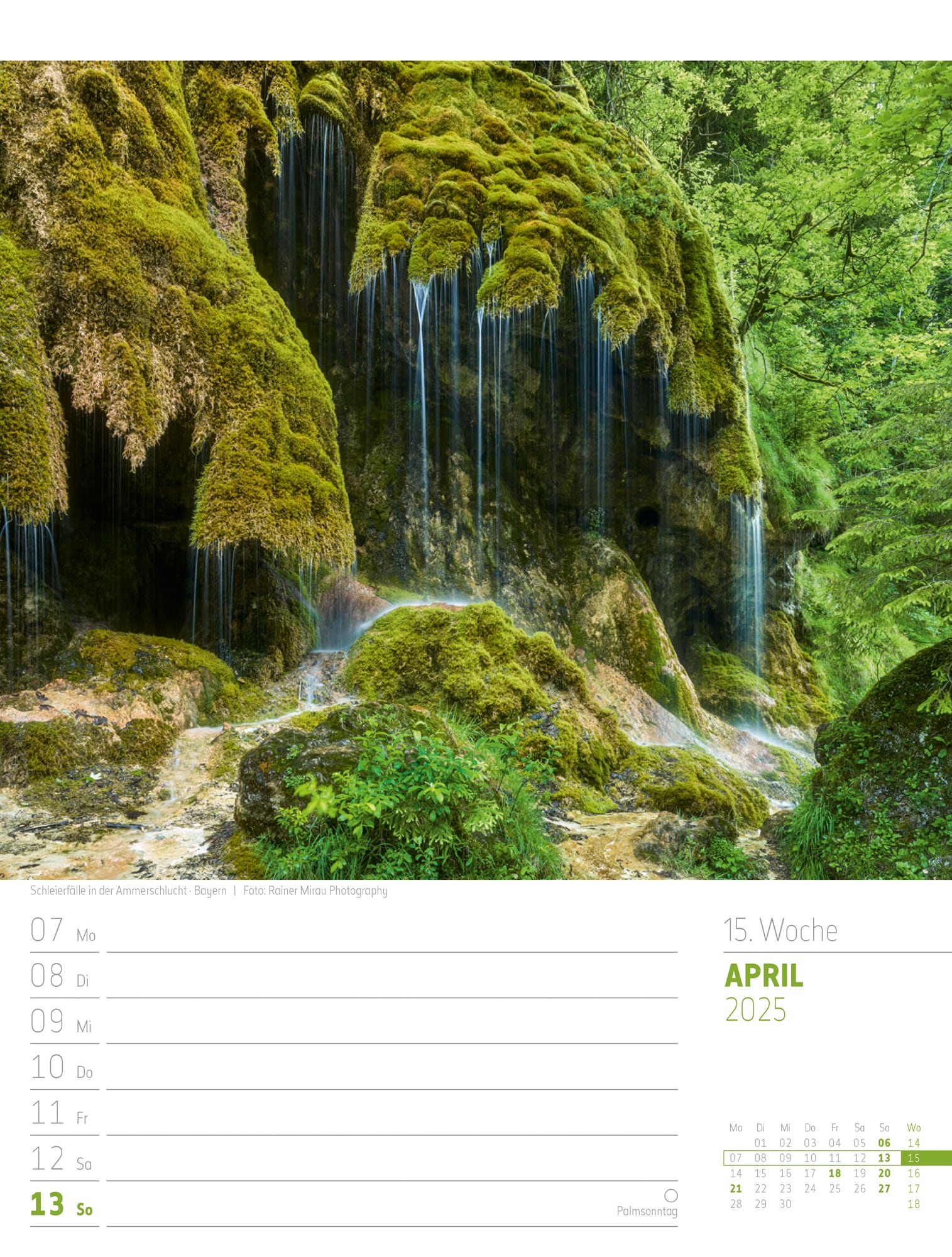 Ackermann Calendar Discover Germany 2025 - Weekly Planner - Inside View 18