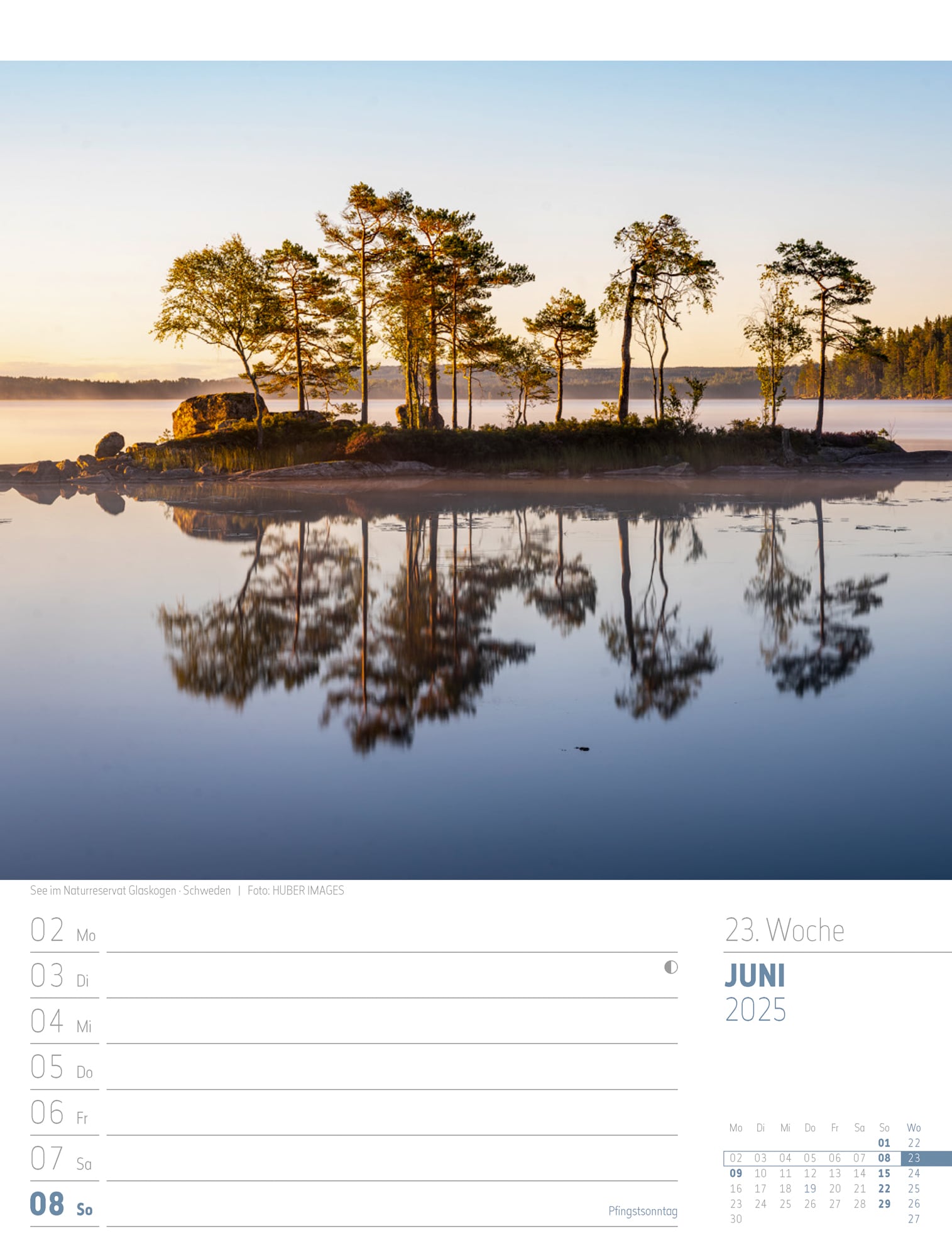 Ackermann Calendar Scandinavia 2025 - Weekly Planner - Inside View 26