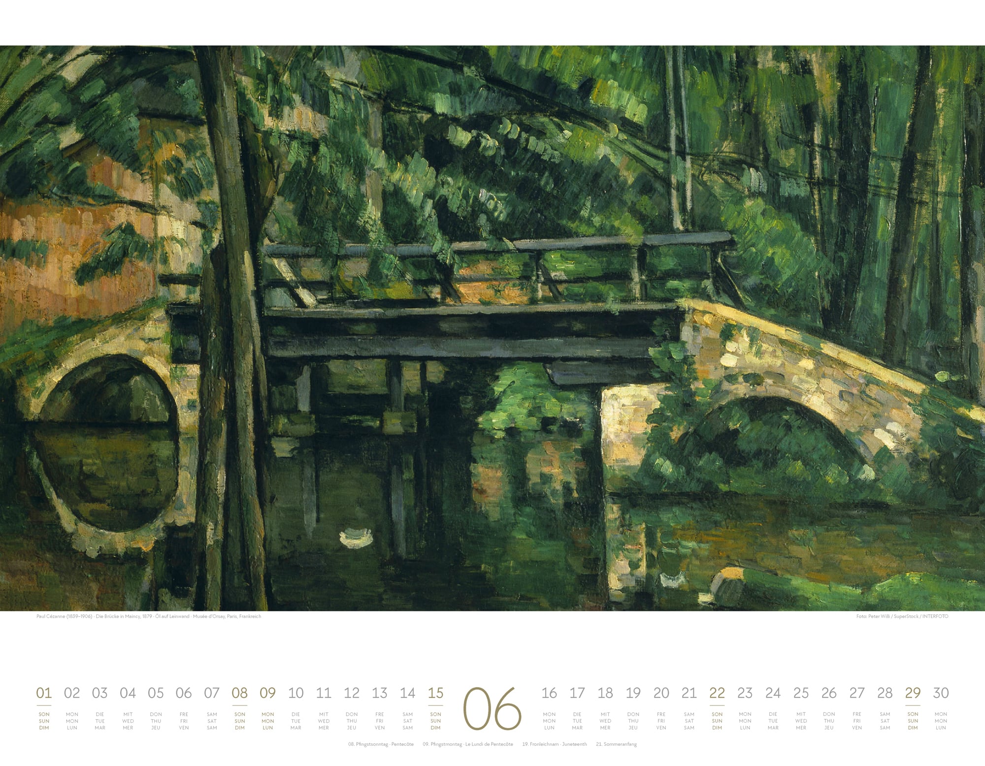 Ackermann Calendar Artwork Forest 2025 - Inside View 06