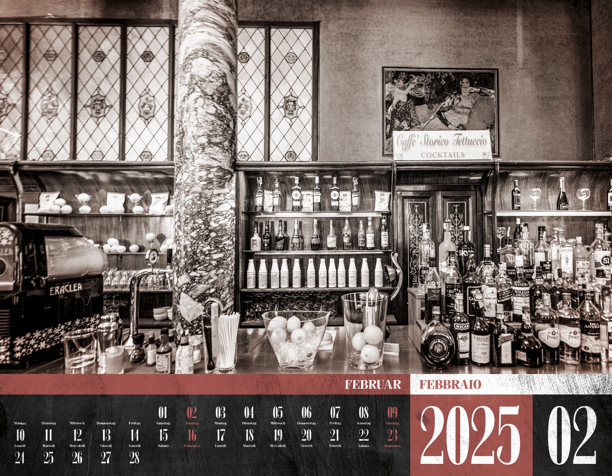 Ackermann Calendar La Dolce Vita 2025 - Inside View 02