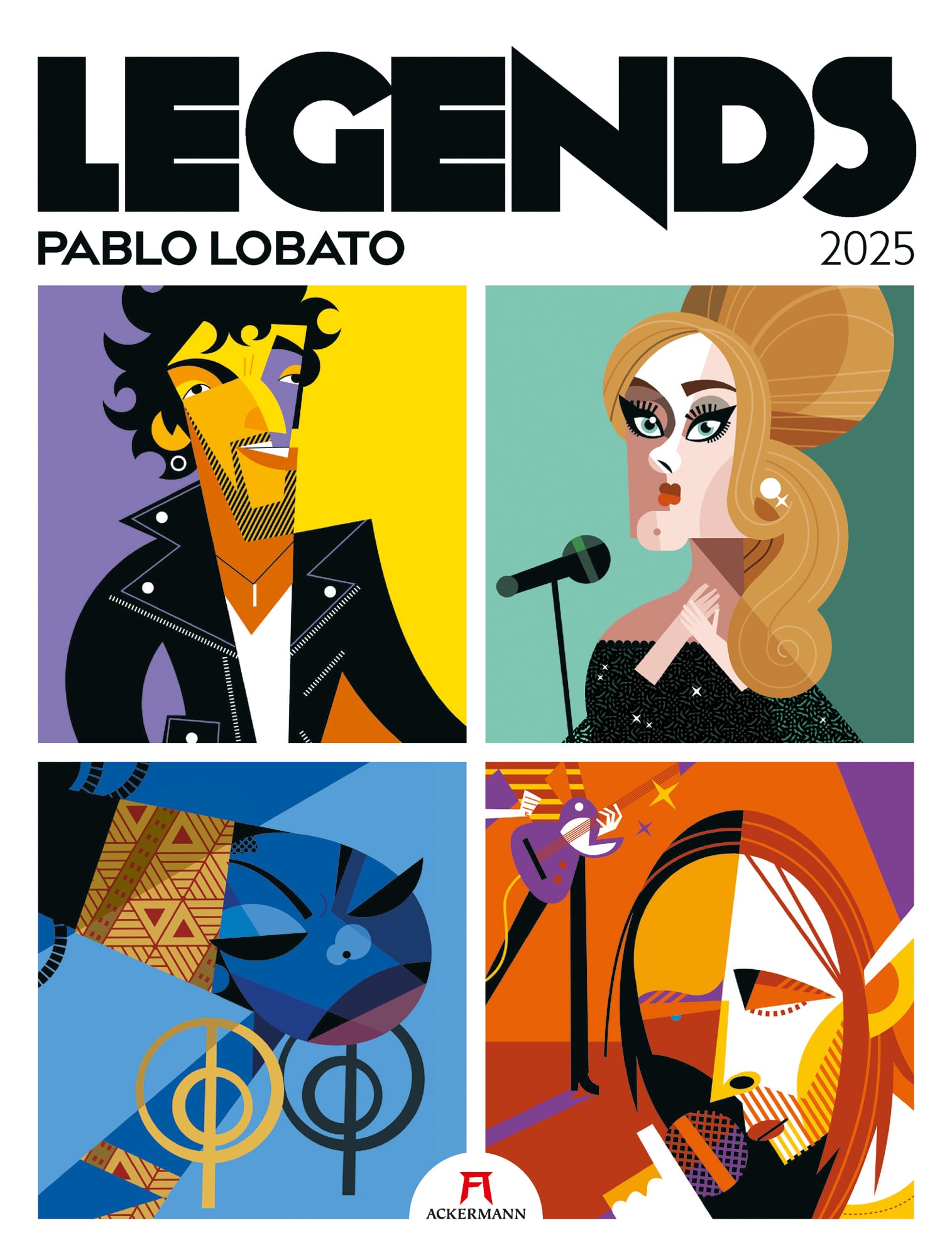 Ackermann Calendar Legends - Pablo Lobato 2025 - Cover Page