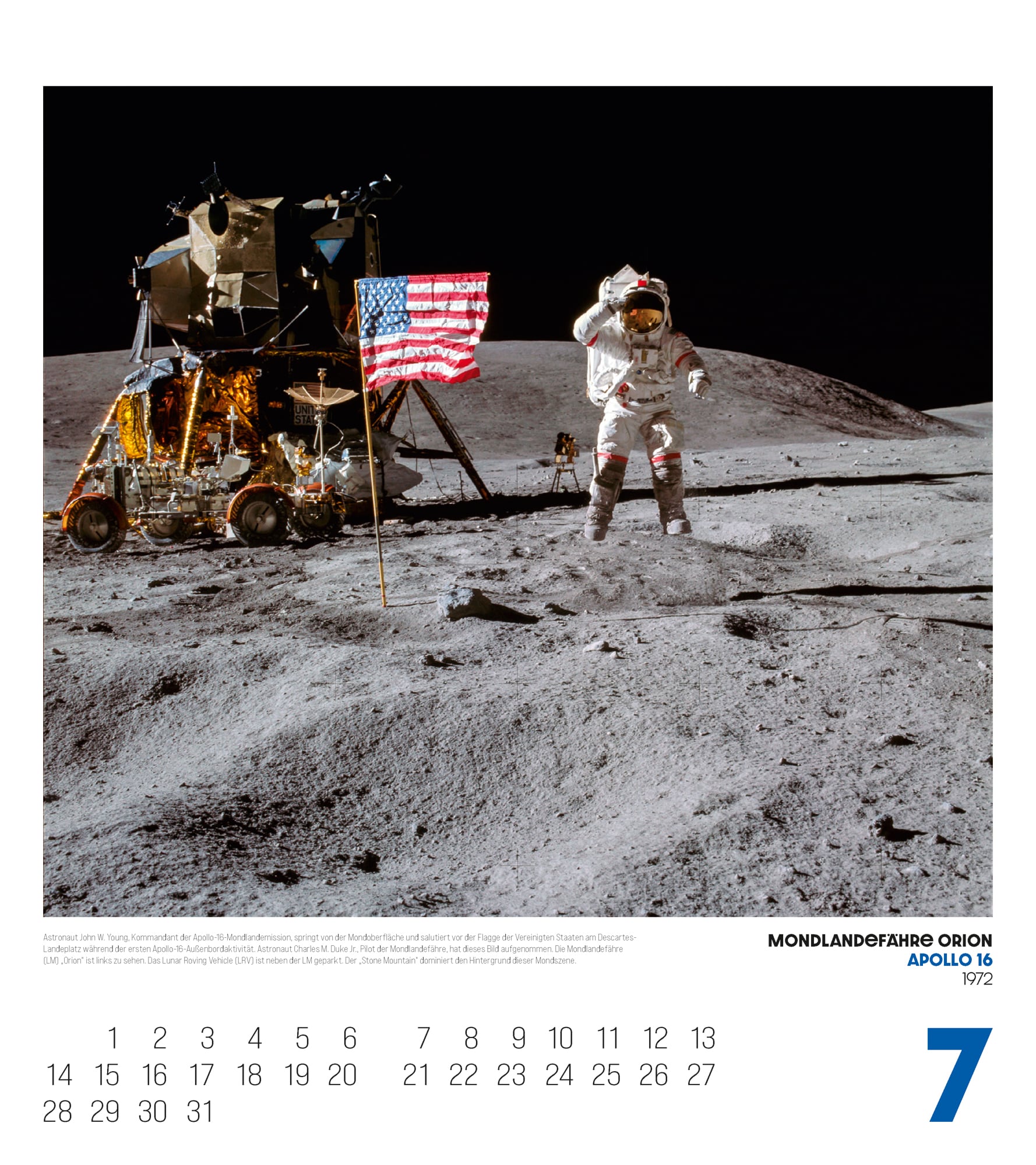 Ackermann Kalender The Apollo Archives 2025 - Innenansicht 07