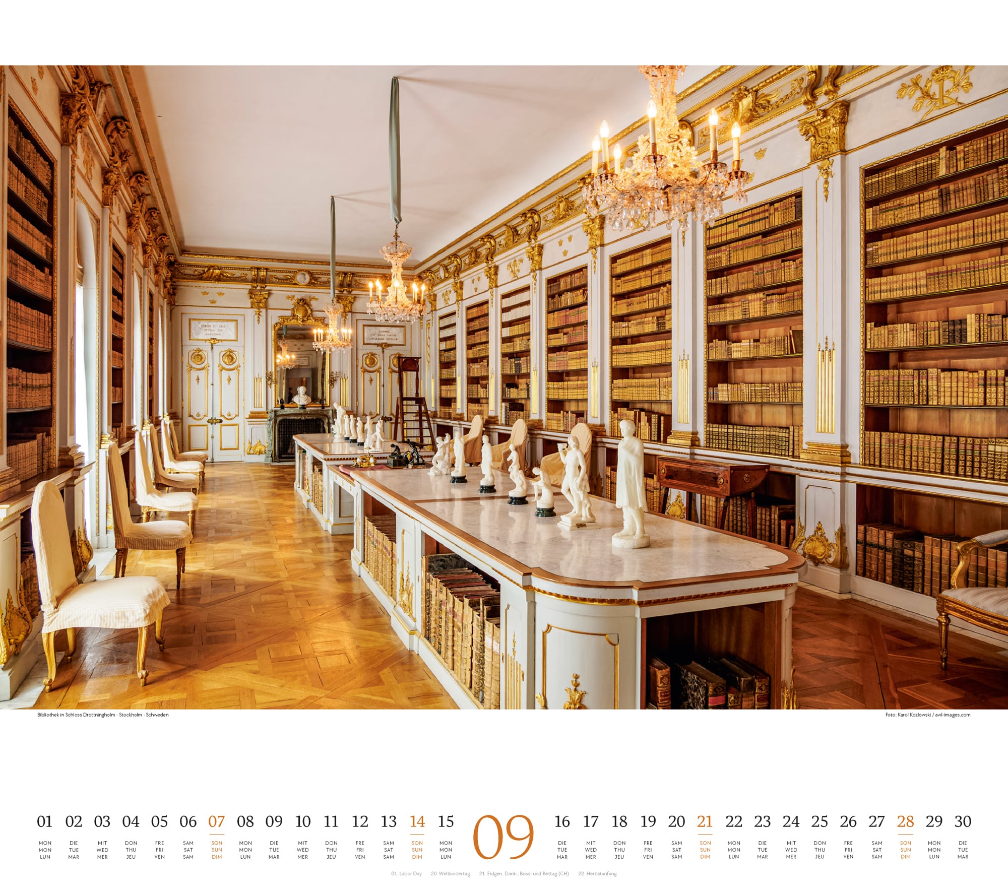Ackermann Kalender Welt der Bücher 2025 - Innenansicht 09