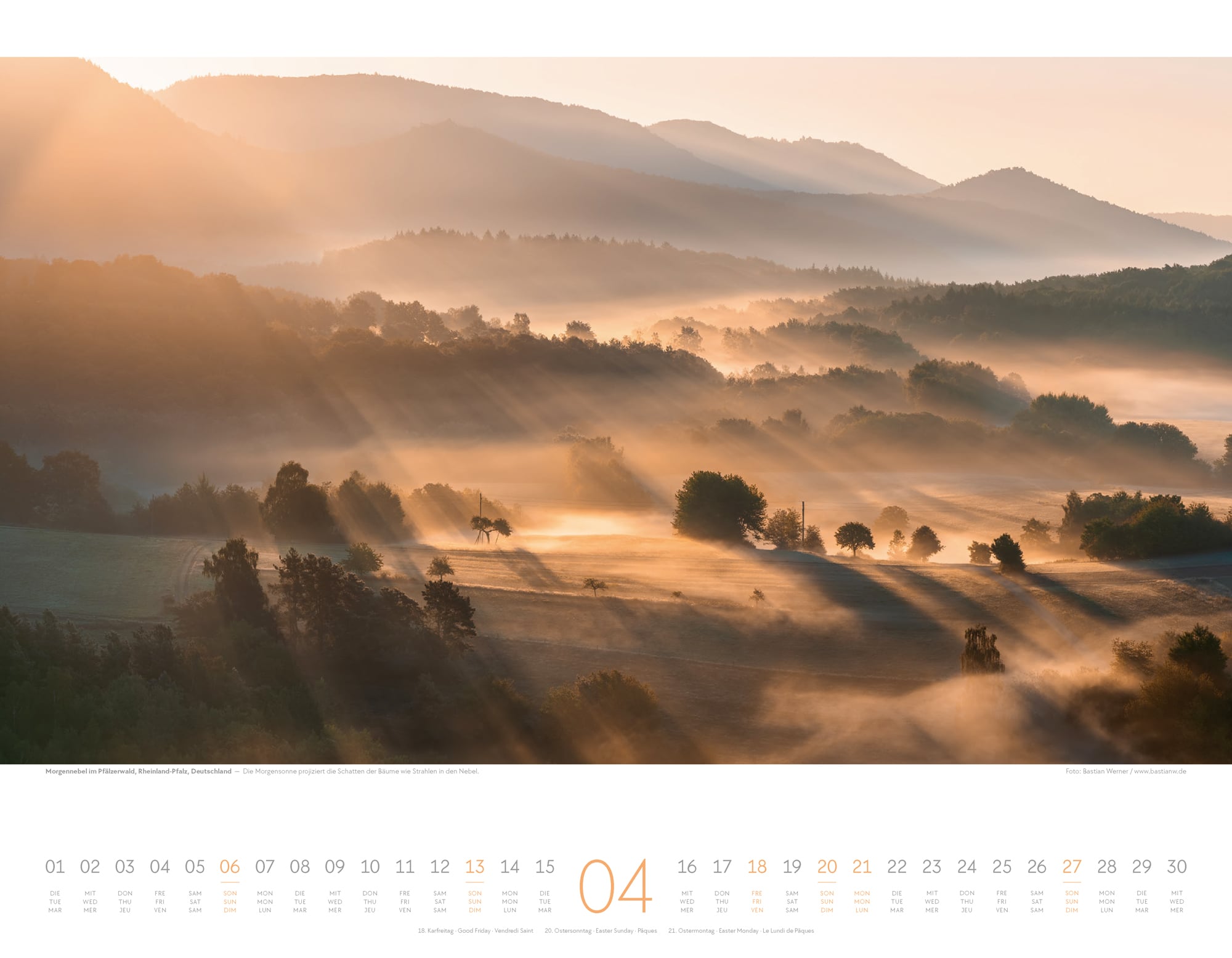 Ackermann Calendar Forces of Nature 2025 - Inside View 04