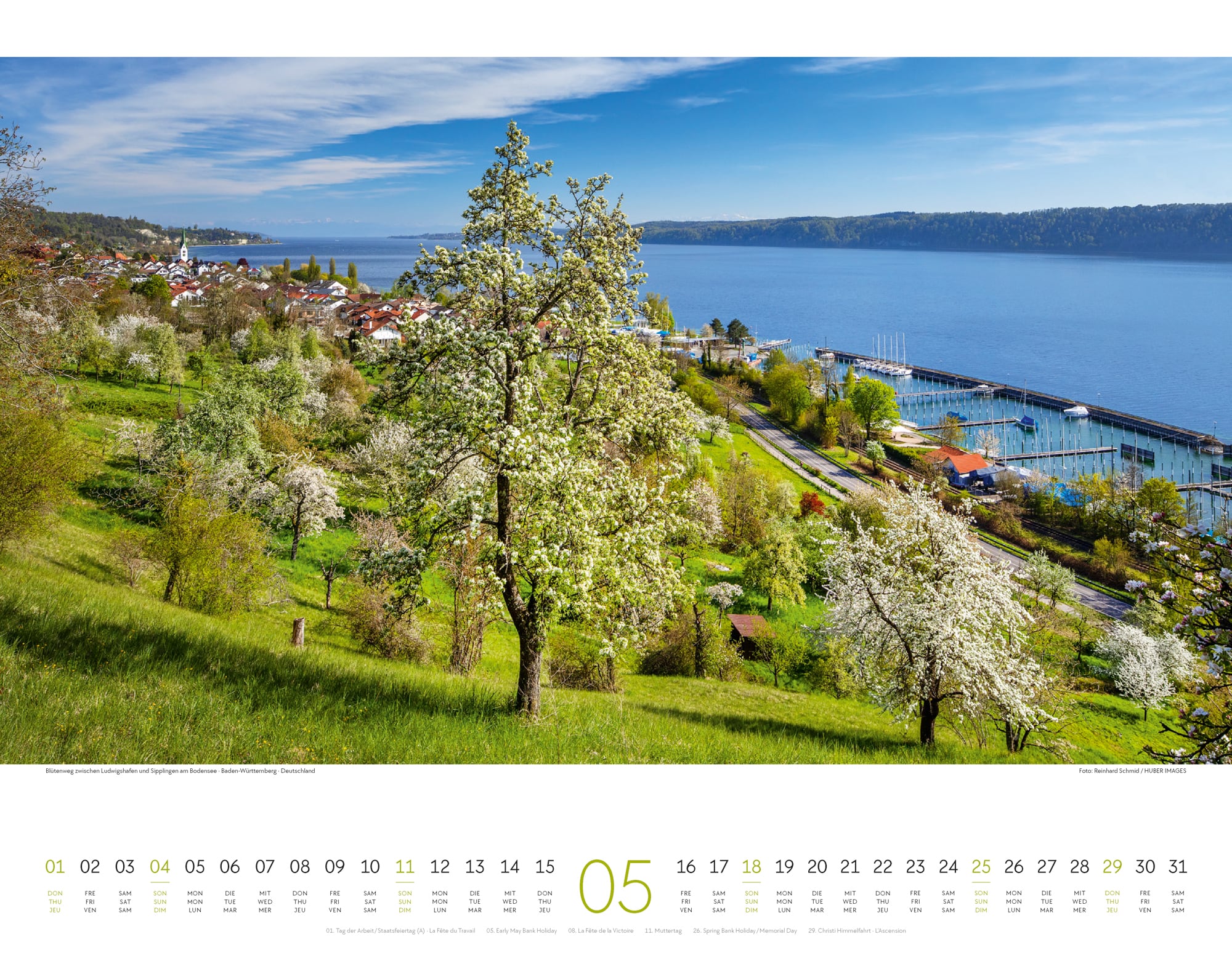 Ackermann Calendar Germany - Wonderful Landscapes 2025 - Inside View 05