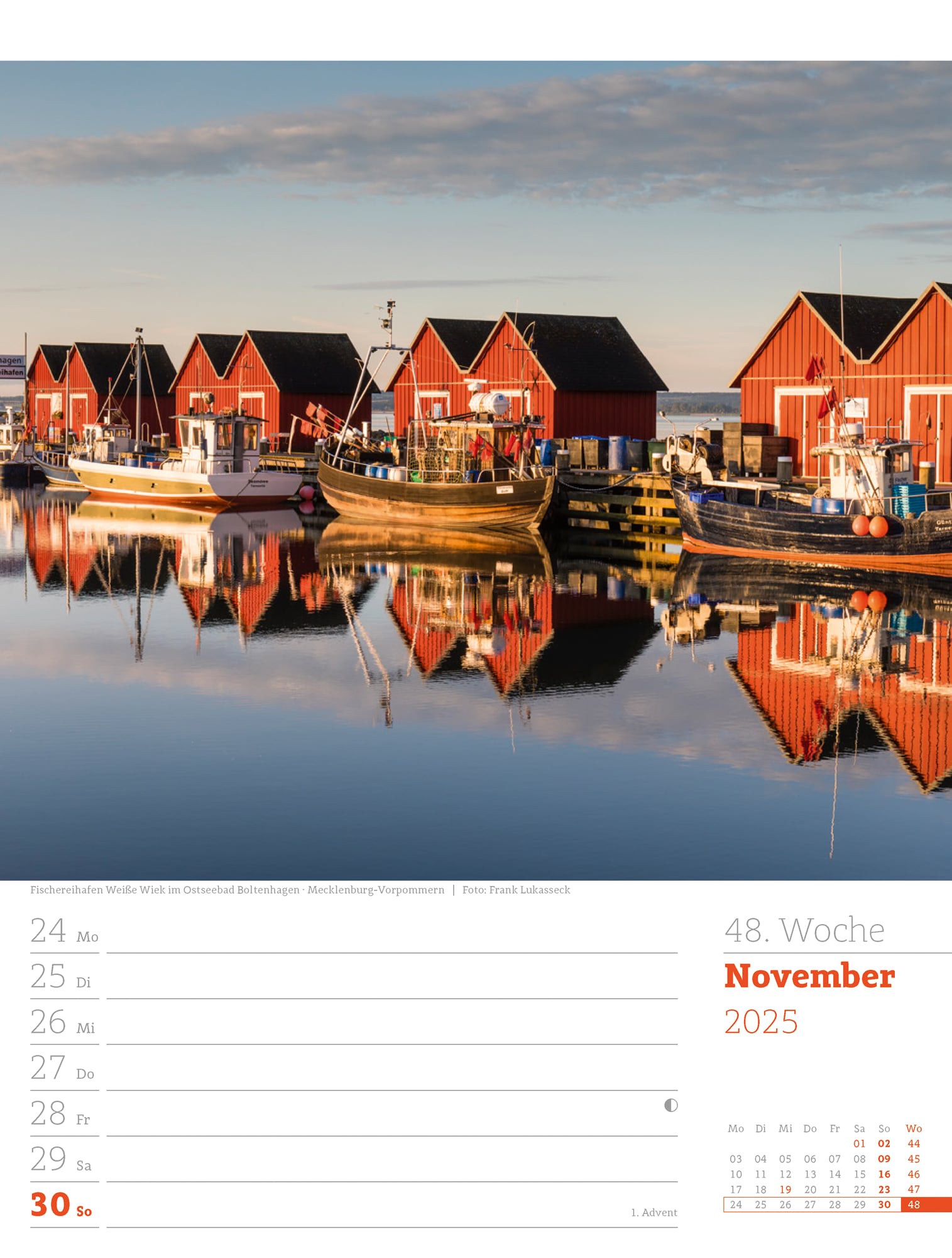 Ackermann Calendar Germany 2025 - Weekly Planner - Inside View 51