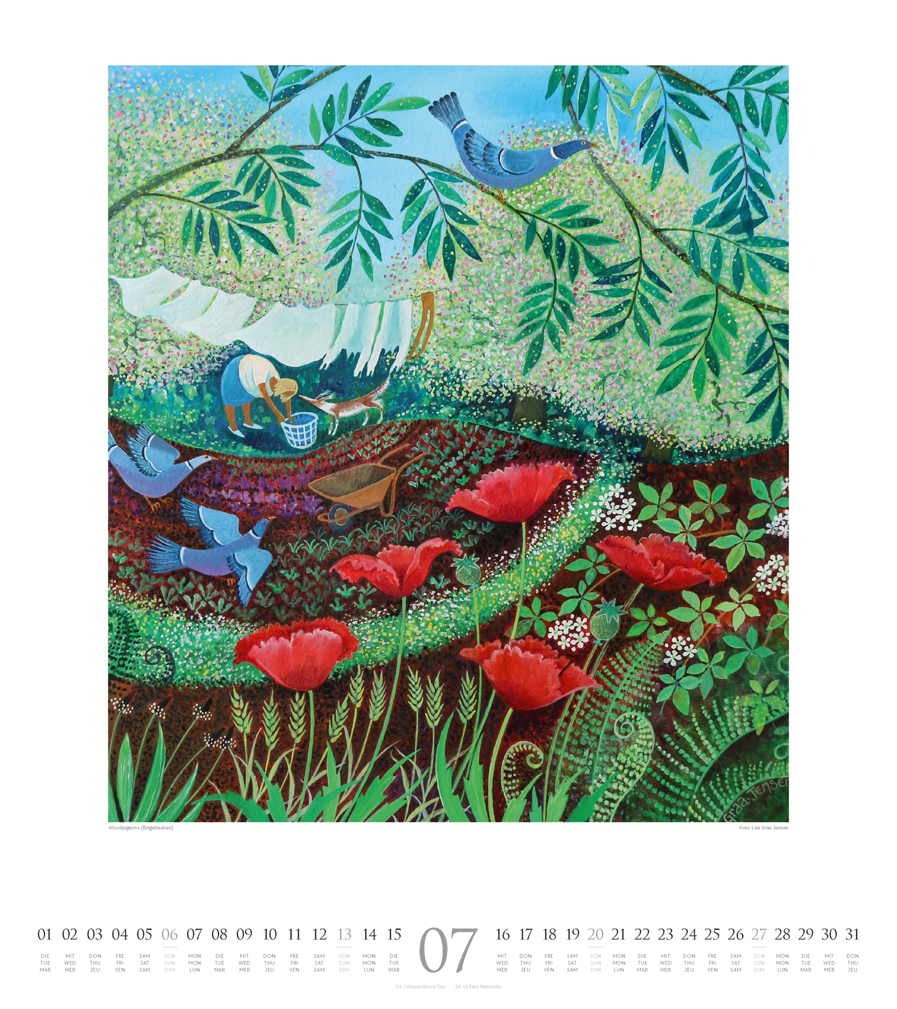 Ackermann Calendar Naive Art 2025 - Inside View 07