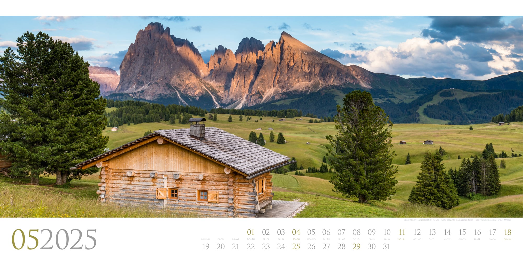 Ackermann Kalender Dolomiten 2025 - Innenansicht 05