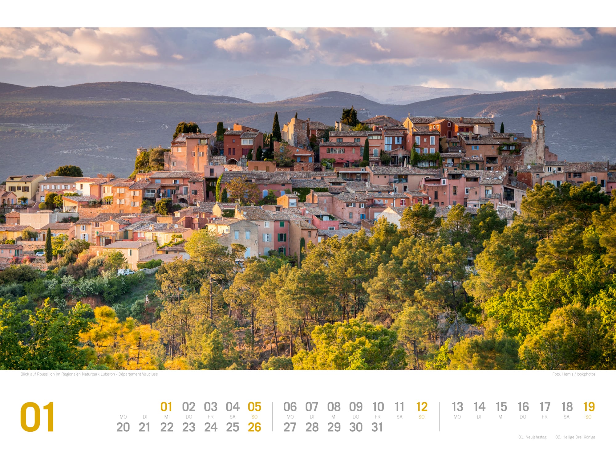 Ackermann Calendar Provence 2025 - Inside View 01