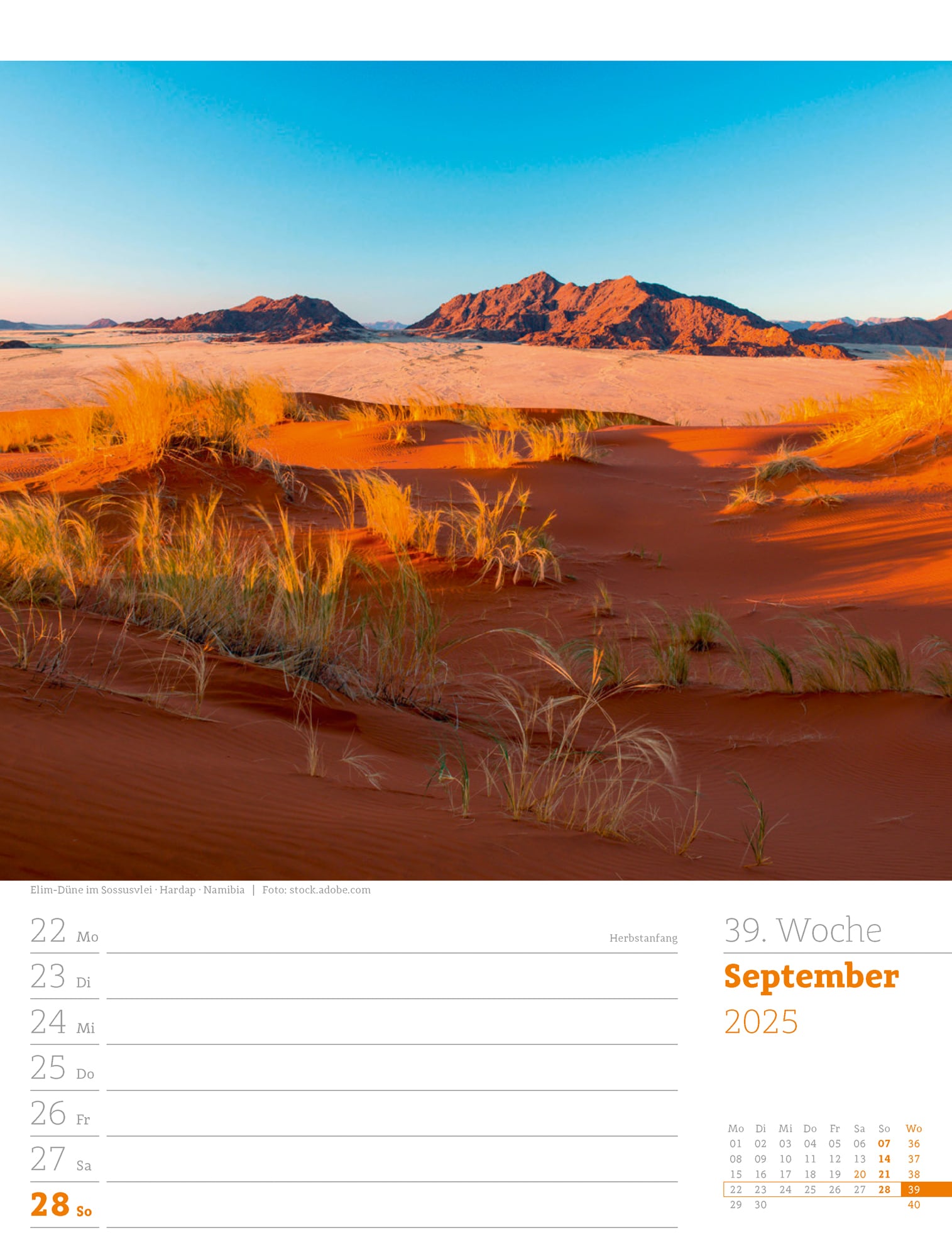 Ackermann Calendar Travel the World 2025 - Weekly Planner - Inside View 42