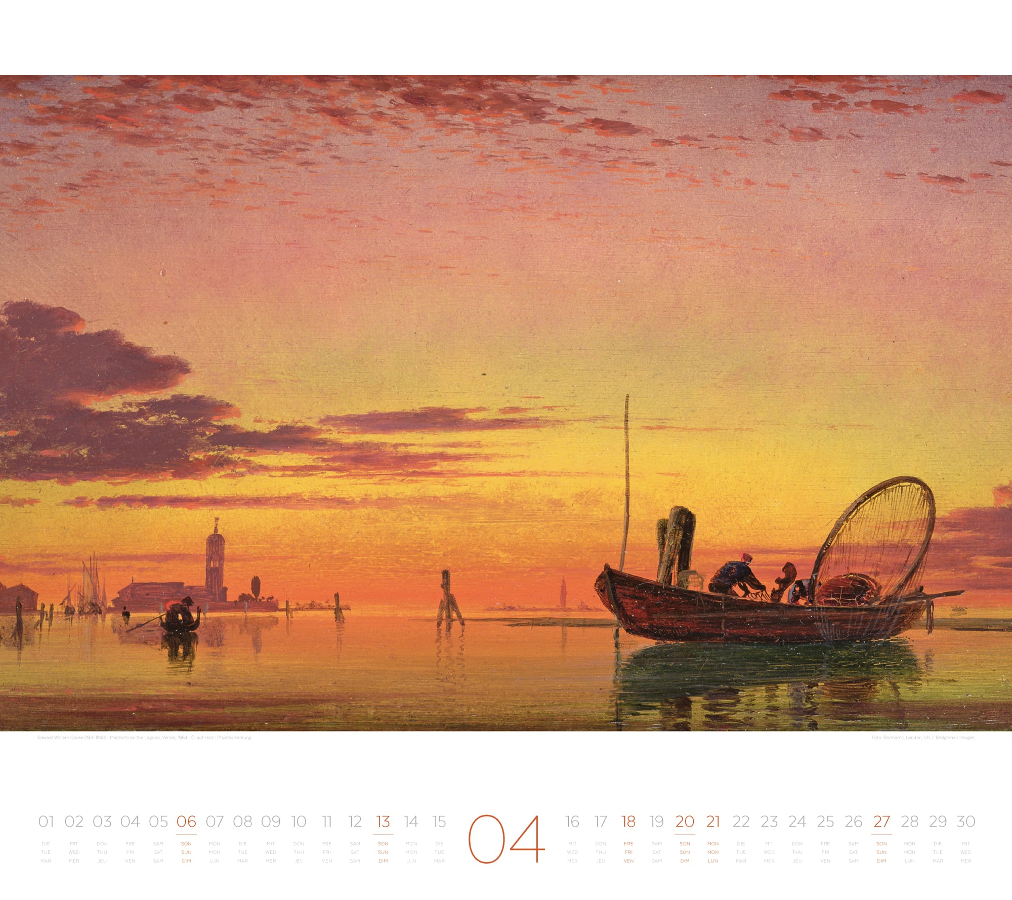 Ackermann Calendar The Art of Silence 2025 - Inside View 04