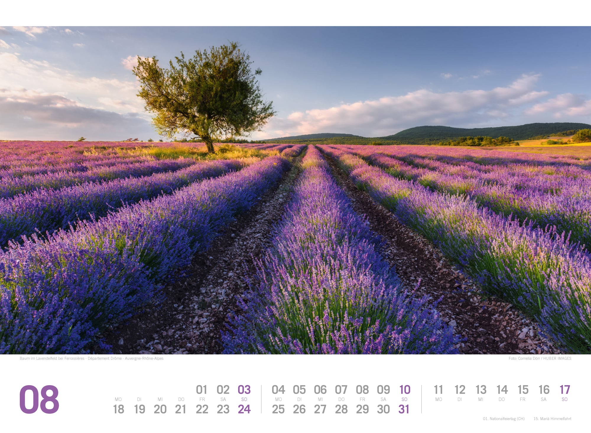 Ackermann Calendar Provence 2025 - Inside View 08