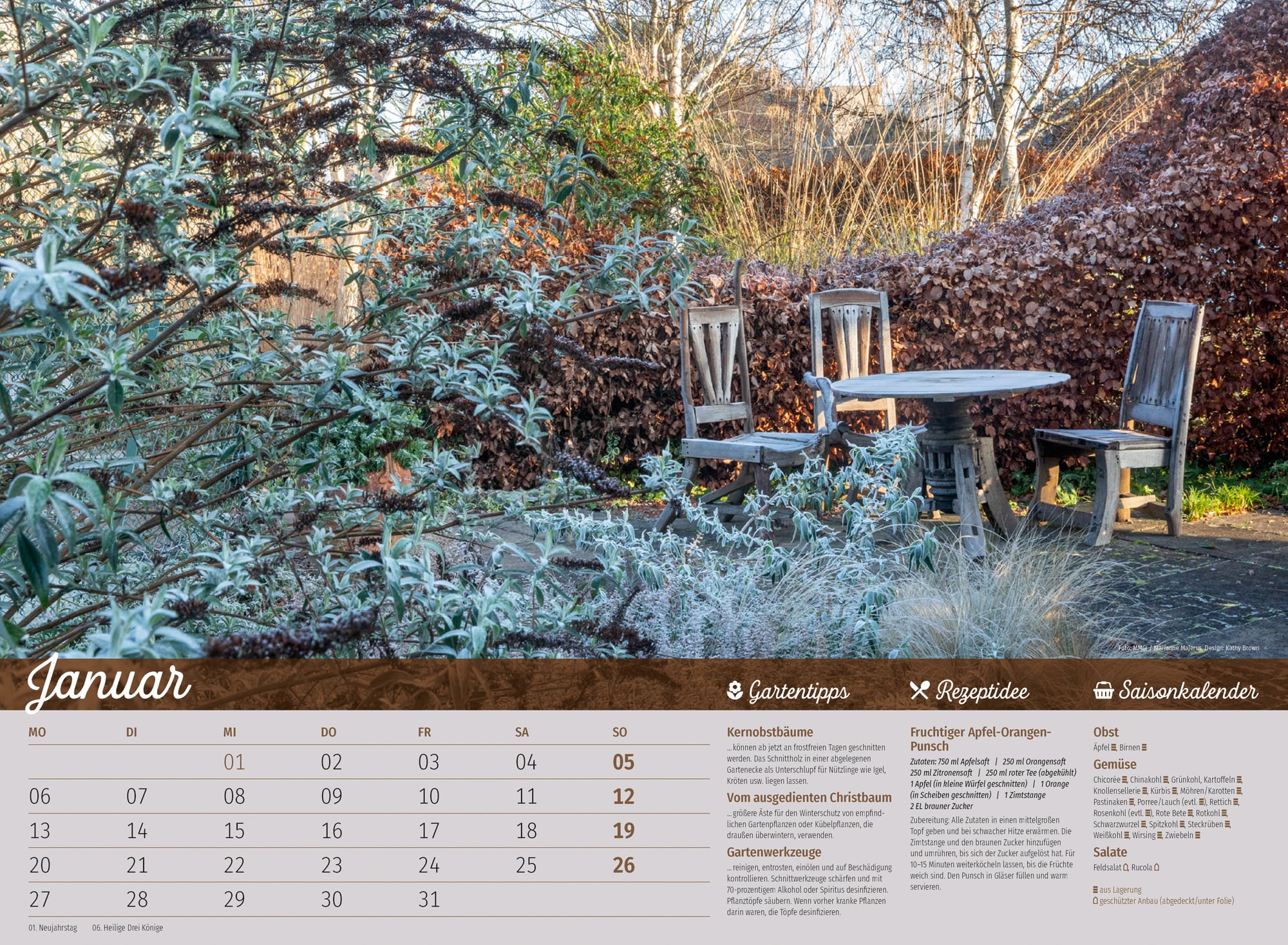 Ackermann Calendar Countryside Living 2025 - Inside View 01