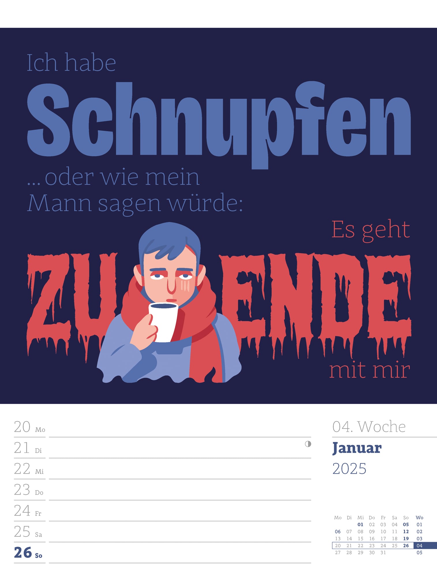 Ackermann Kalender Klartext - Wochenplaner 2025 - Innenansicht 07