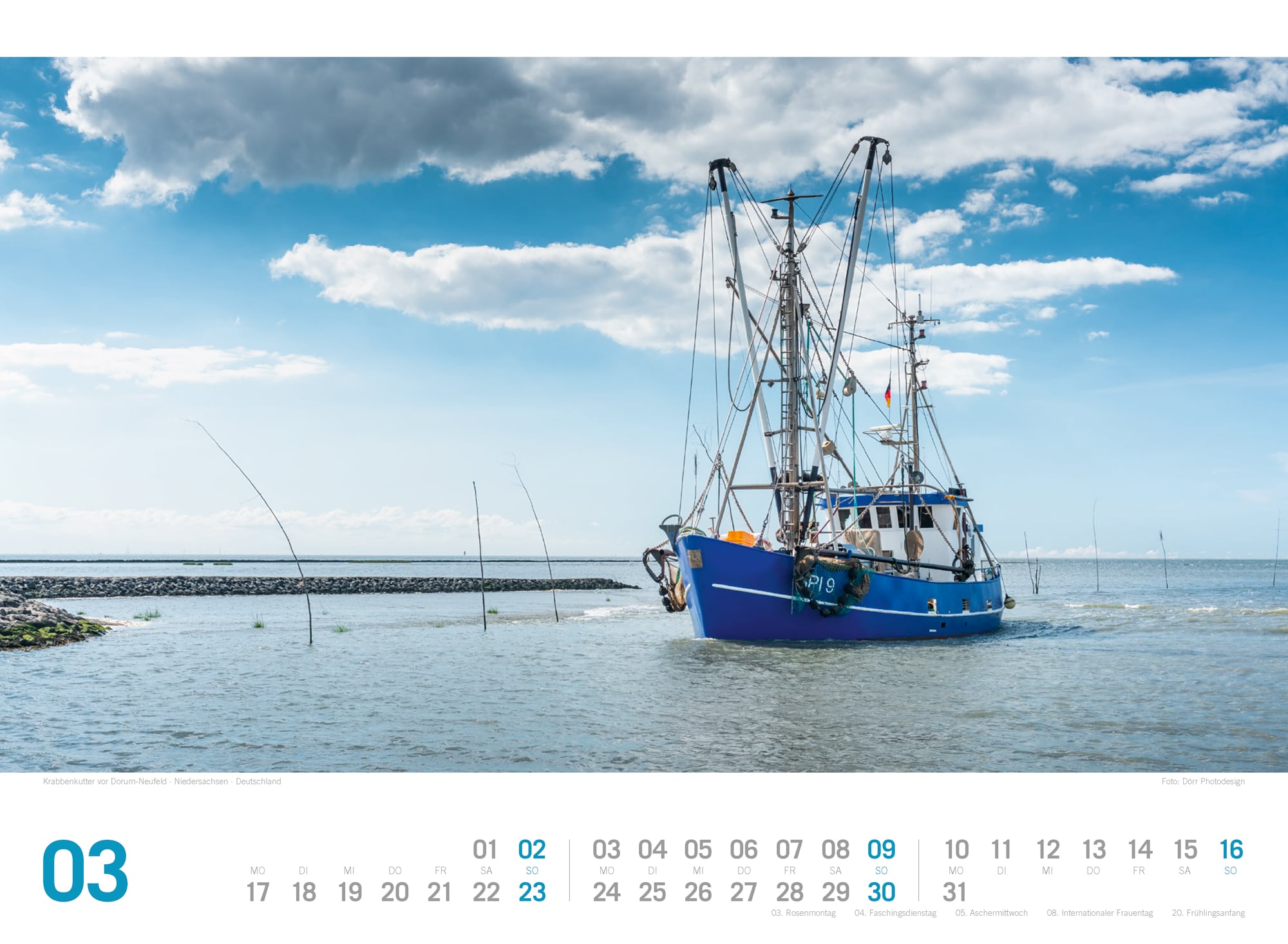 Ackermann Calendar North Sea 2025 - Inside View 03