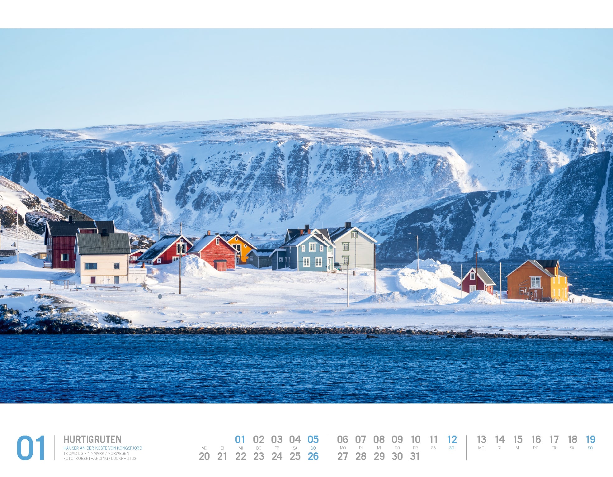 Ackermann Calendar Hurtigruten 2025 - Inside View 01