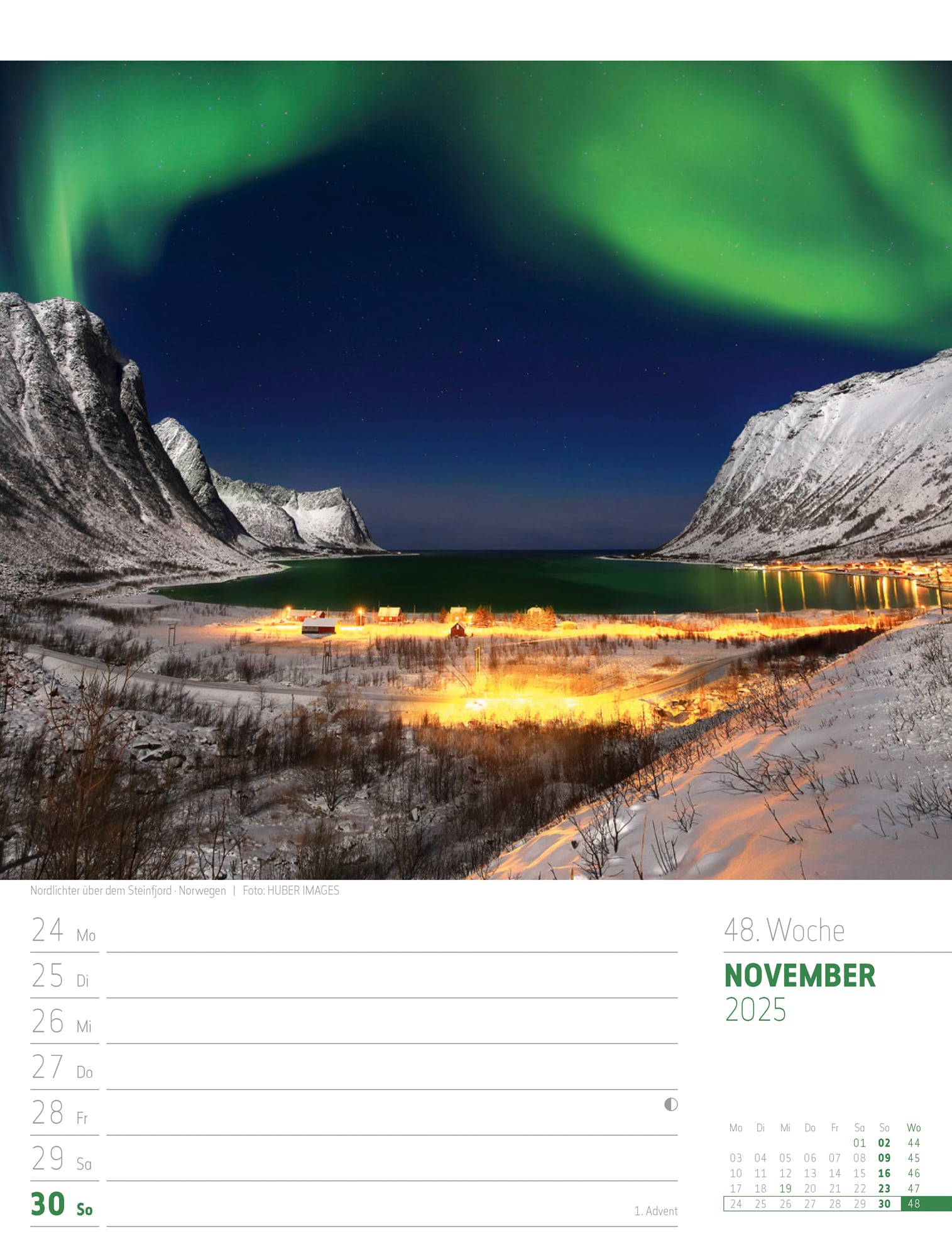 Ackermann Kalender Skandinavien - Wochenplaner 2025 - Innenansicht 51