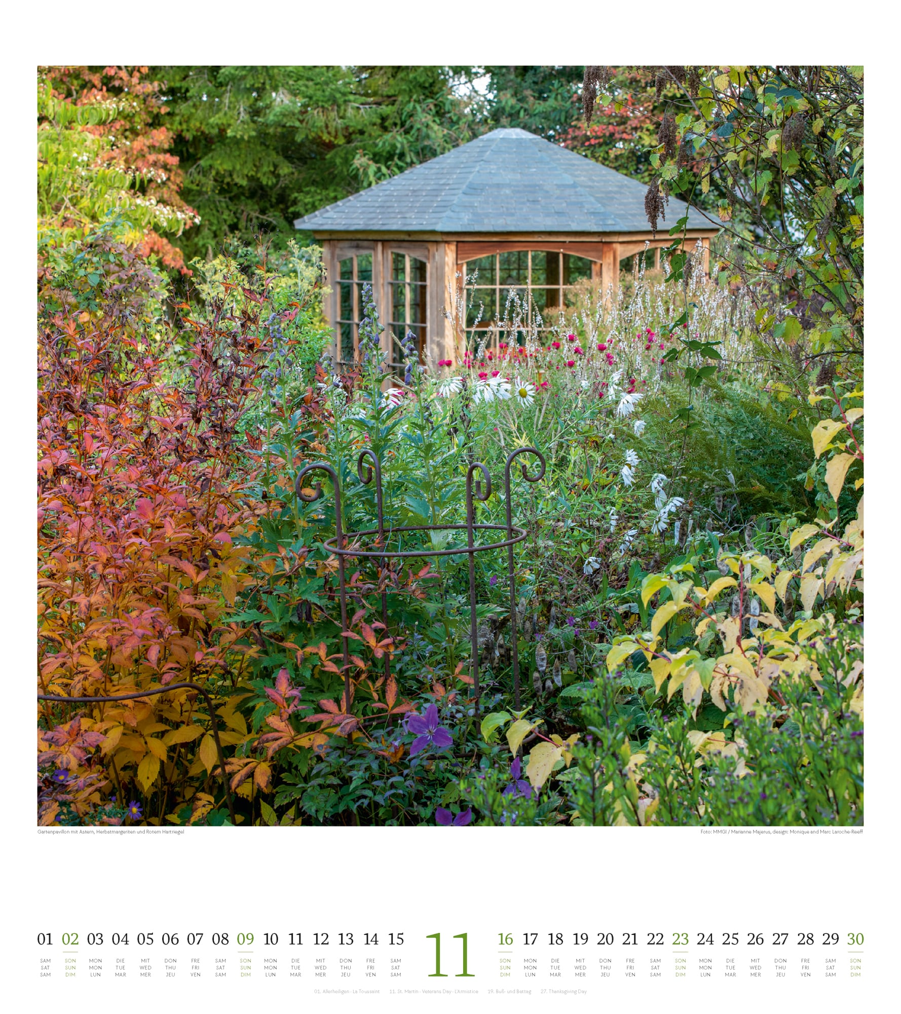 Ackermann Kalender Paradiesische Gärten 2025 - Innenansicht 11