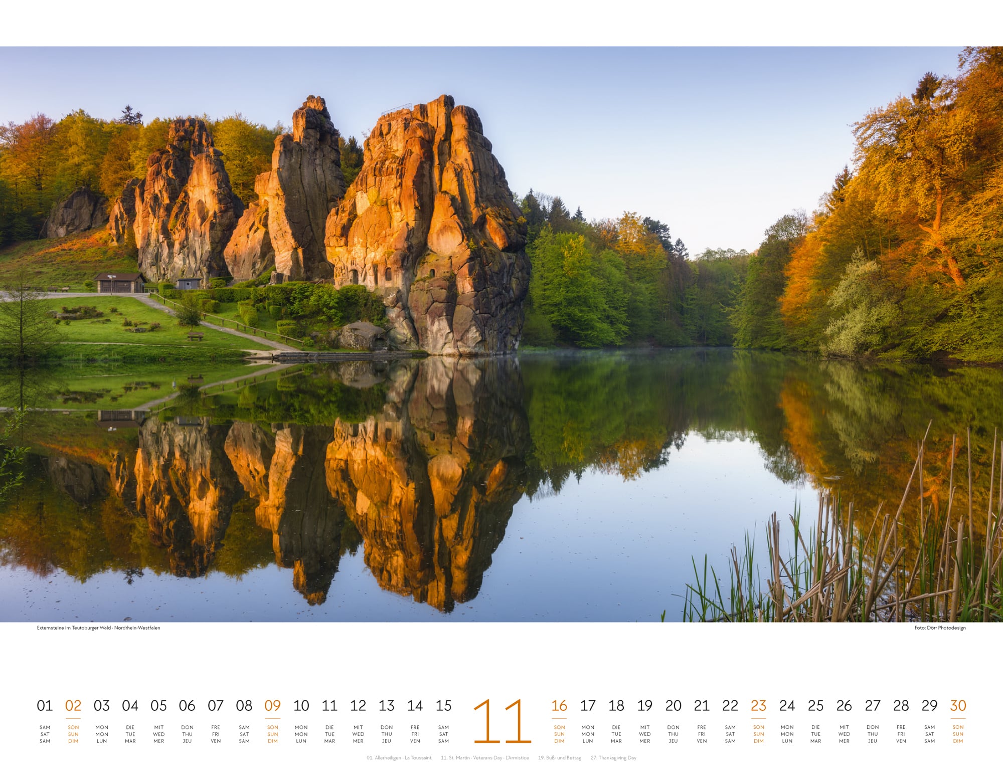 Ackermann Calendar Germany - Wonderful Landscapes 2025 - Inside View 11