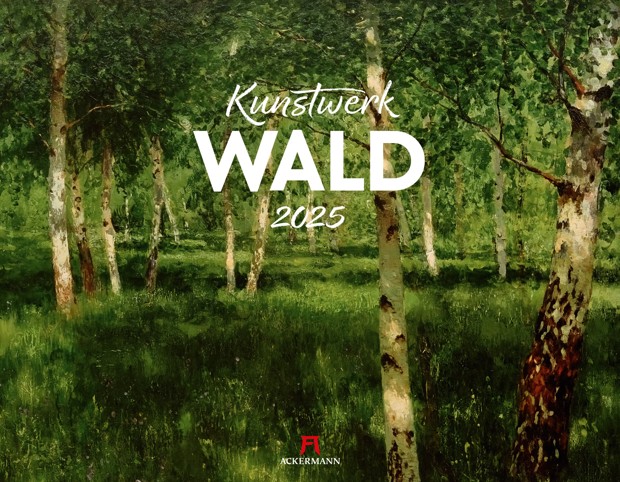 Ackermann Kalender Kunstwerk Wald 2025 - Titelblatt