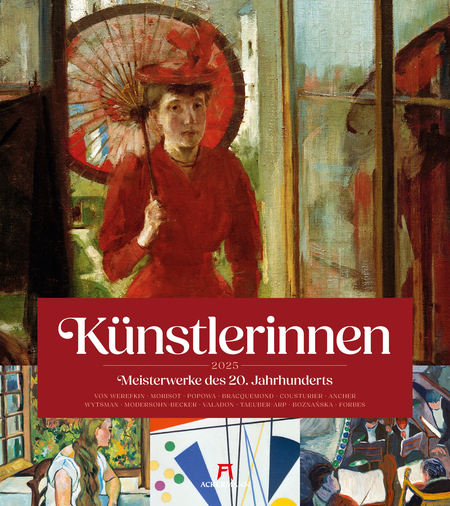 Ackermann Calendar Female Artists 2025 - Cover Page